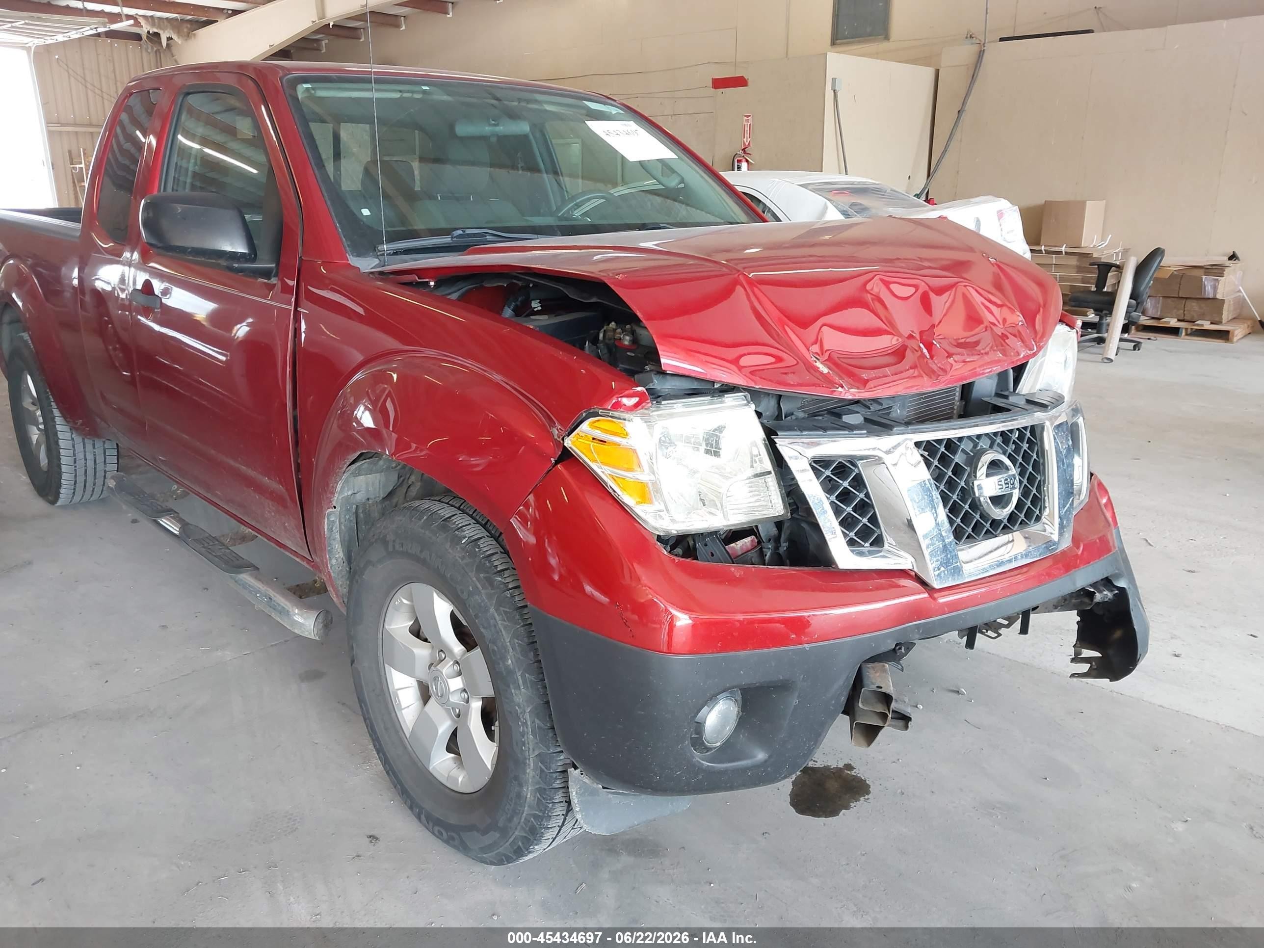 2012 Nissan Frontier Sv Red vin: 1N6AD0CU7CC443396