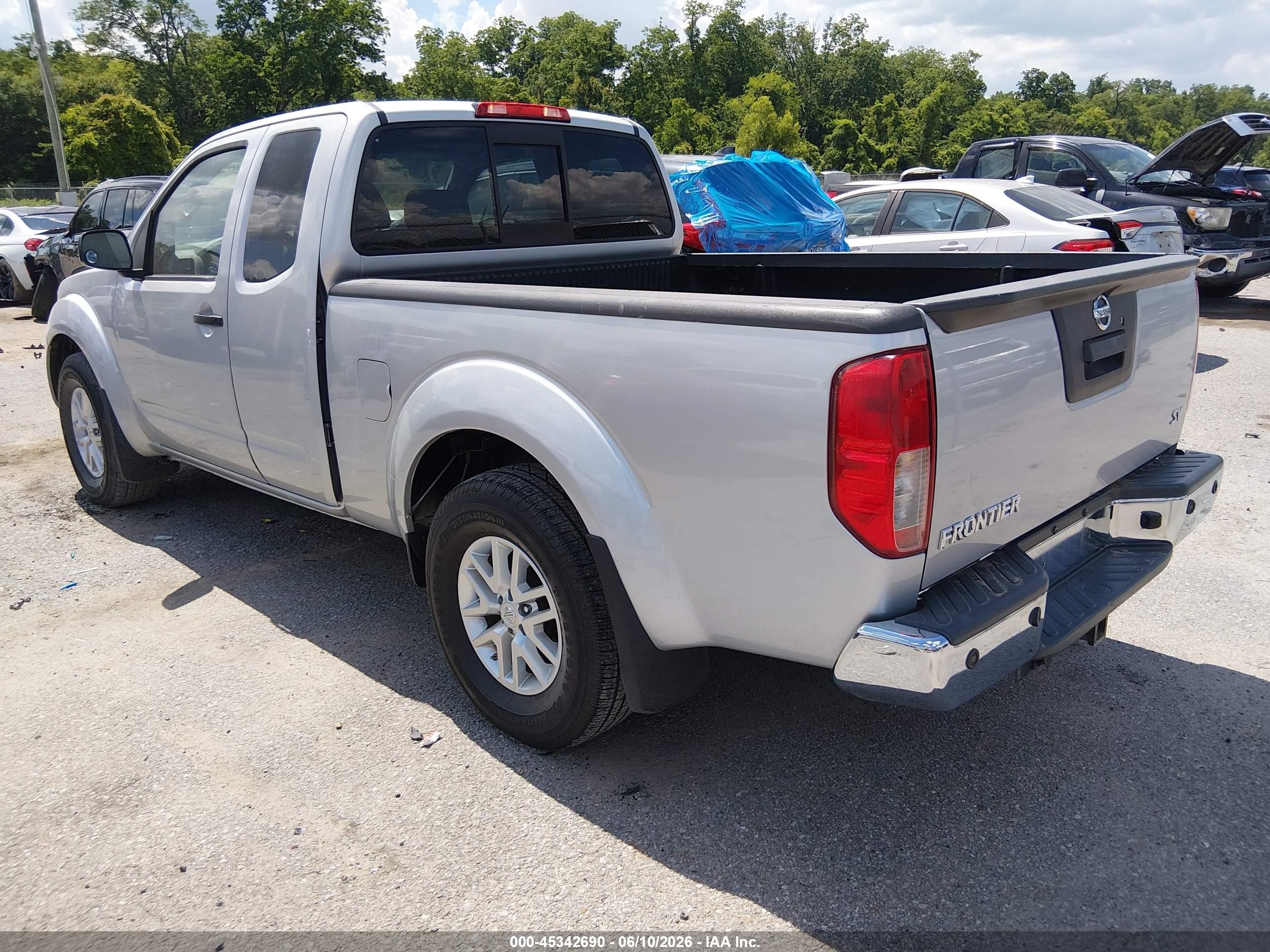 2014 Nissan Frontier Sv Silver vin: 1N6AD0CU7EN716652