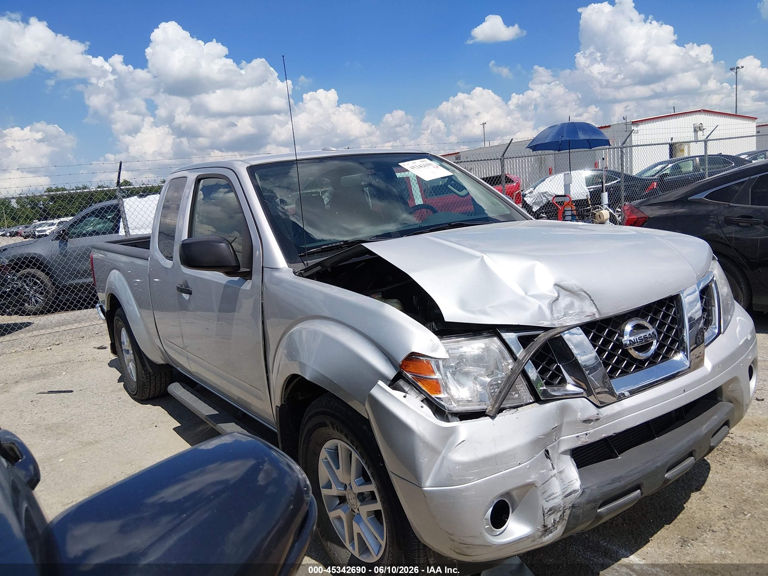 2014 Nissan Frontier Sv Silver vin: 1N6AD0CU7EN716652