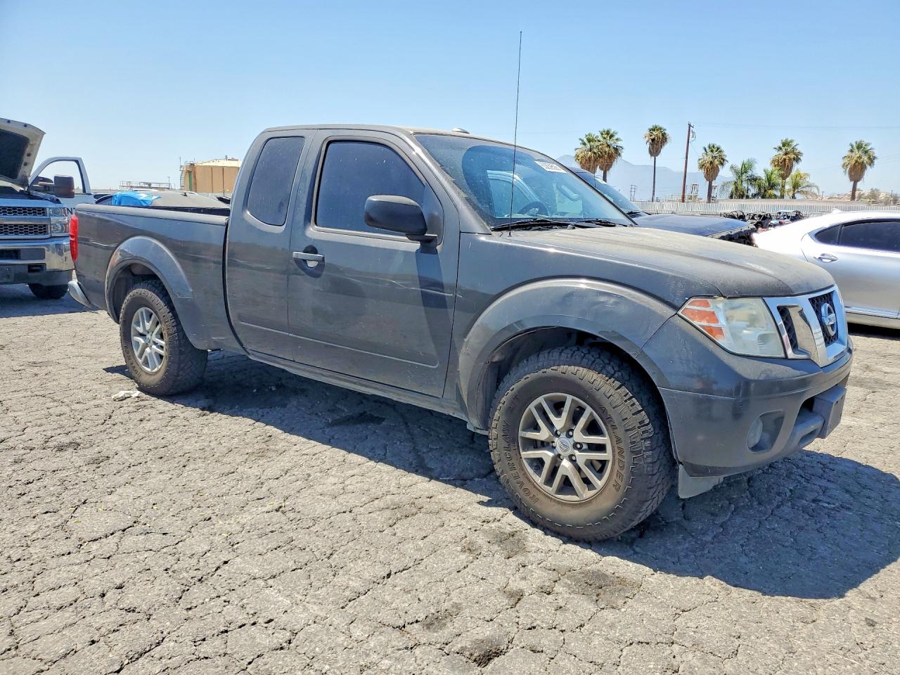 2014 Nissan Frontier Sv V6 Gray vin: 1N6AD0CU7EN751711