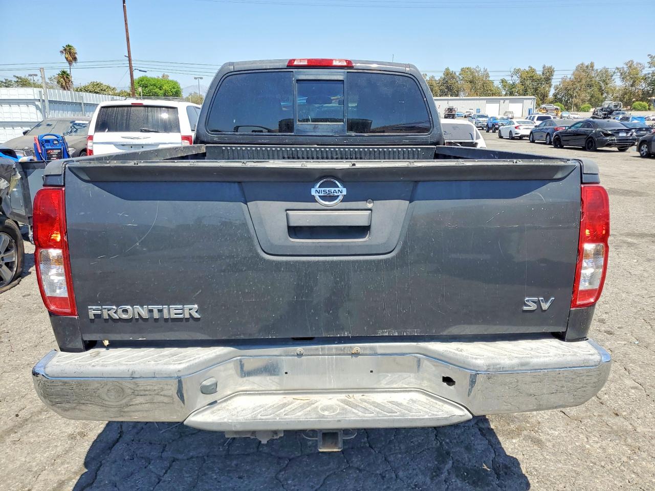 2014 Nissan Frontier Sv V6 Gray vin: 1N6AD0CU7EN751711
