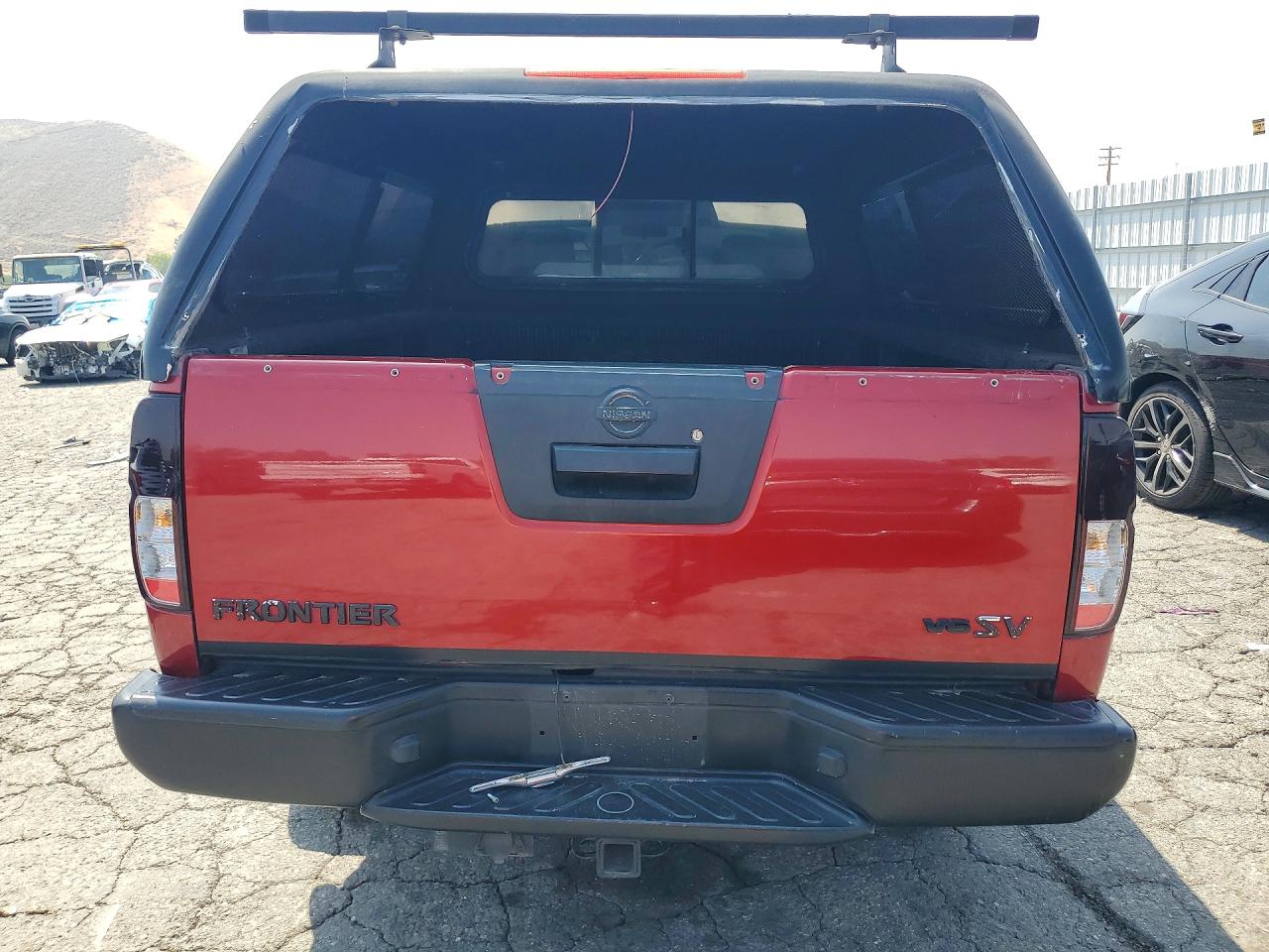 2015 Nissan Frontier Sv V6 Red vin: 1N6AD0CU7FN703191
