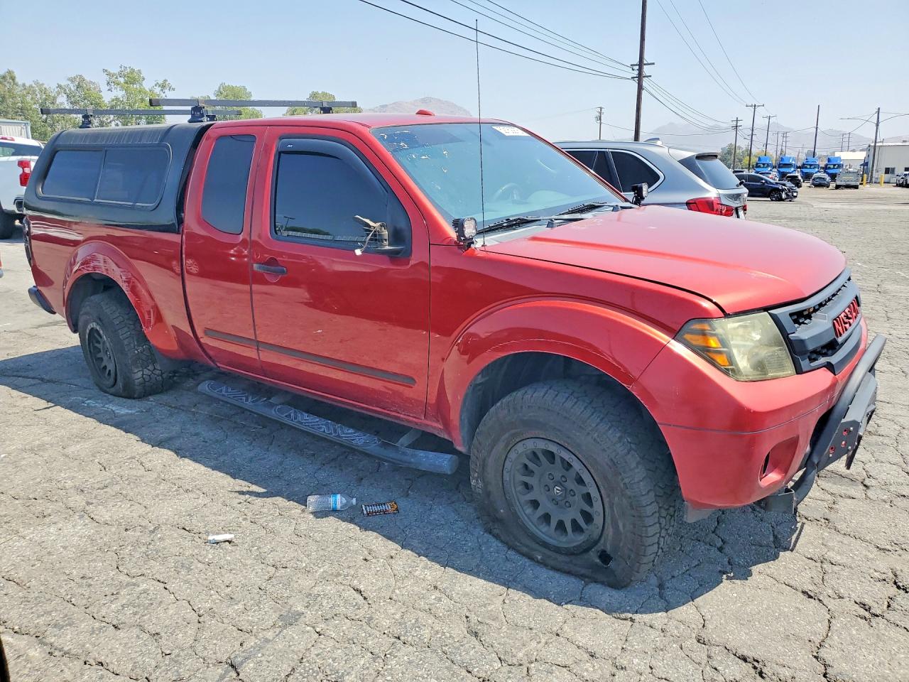 2015 Nissan Frontier Sv V6 Red vin: 1N6AD0CU7FN703191