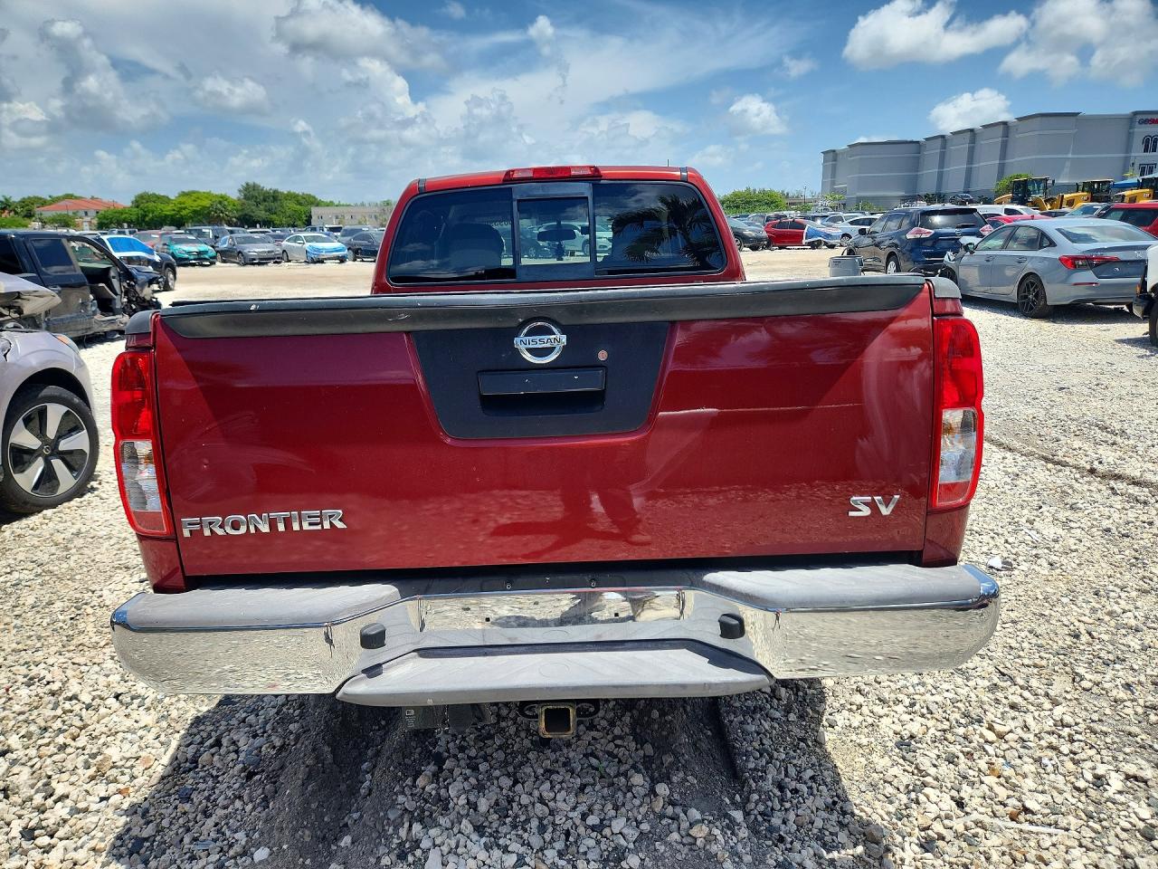 2014 Nissan Frontier Sv V6 Red vin: 1N6AD0CU8EN726218