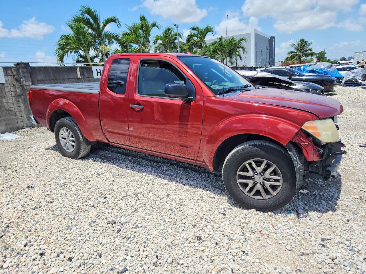 2014 Nissan Frontier Sv V6 Red vin: 1N6AD0CU8EN726218