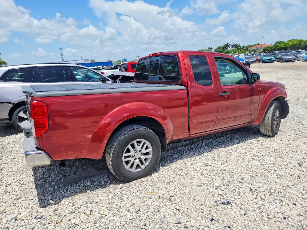2014 Nissan Frontier Sv V6 Red vin: 1N6AD0CU8EN726218
