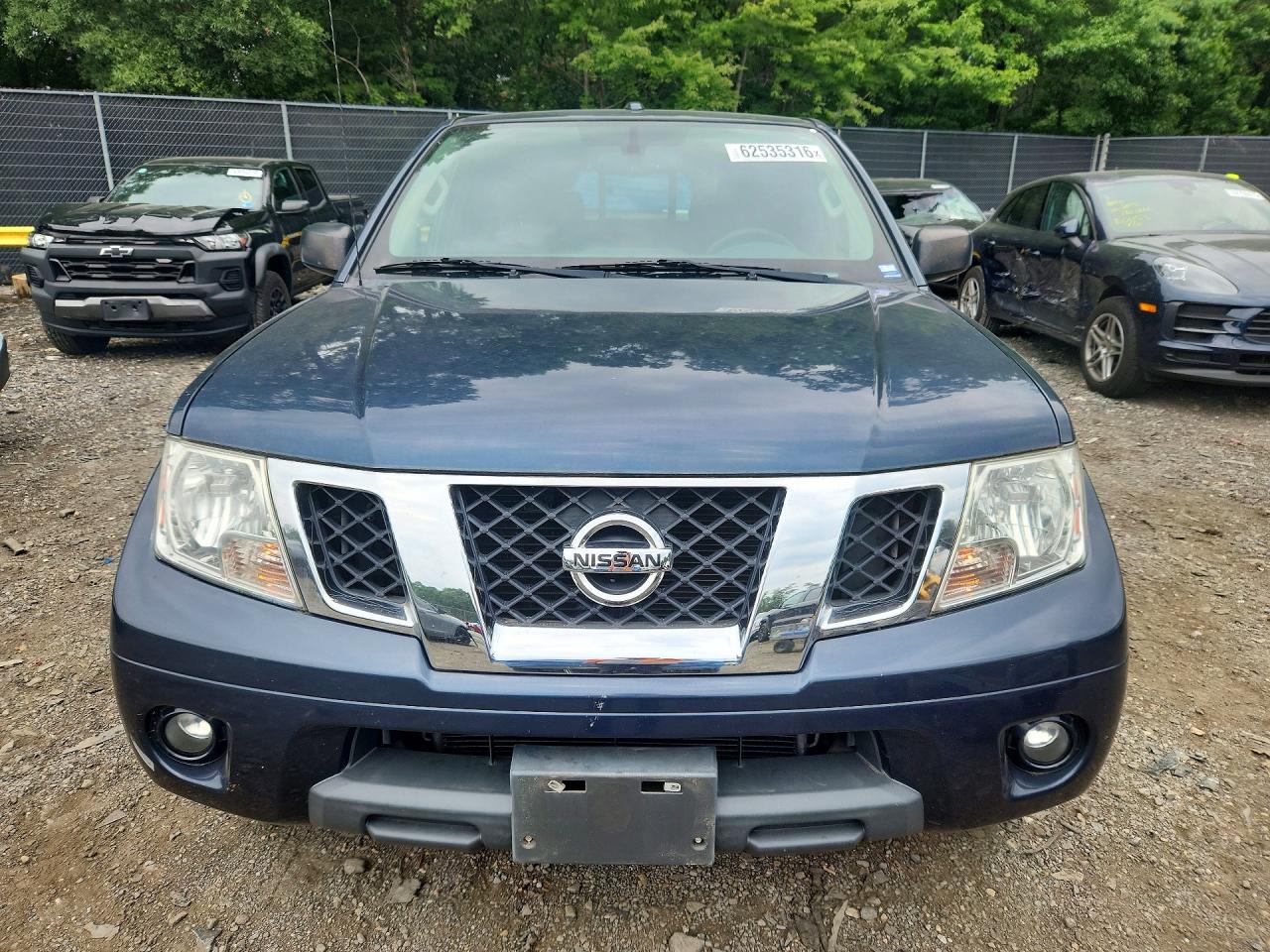 2015 Nissan Frontier Sv V6 Blue vin: 1N6AD0CU8FN716435