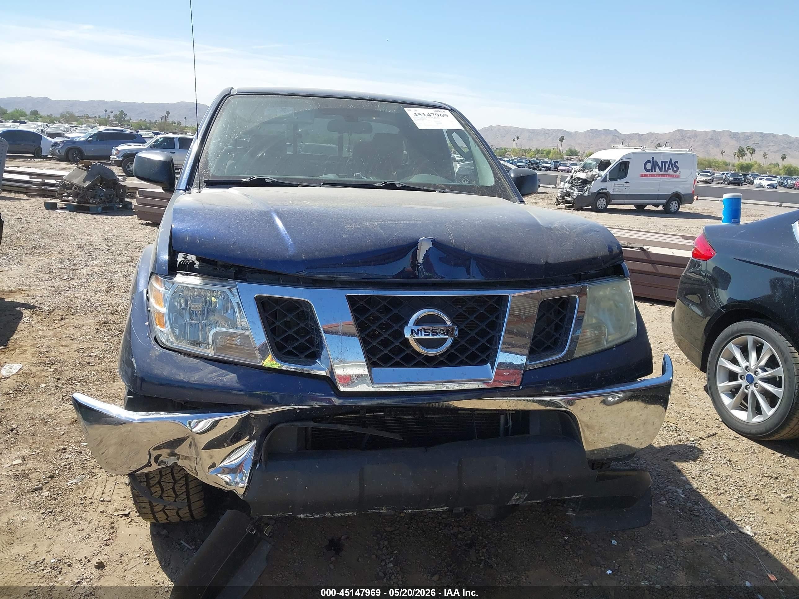 2011 Nissan Frontier Sv Blue vin: 1N6AD0CU9BC436545
