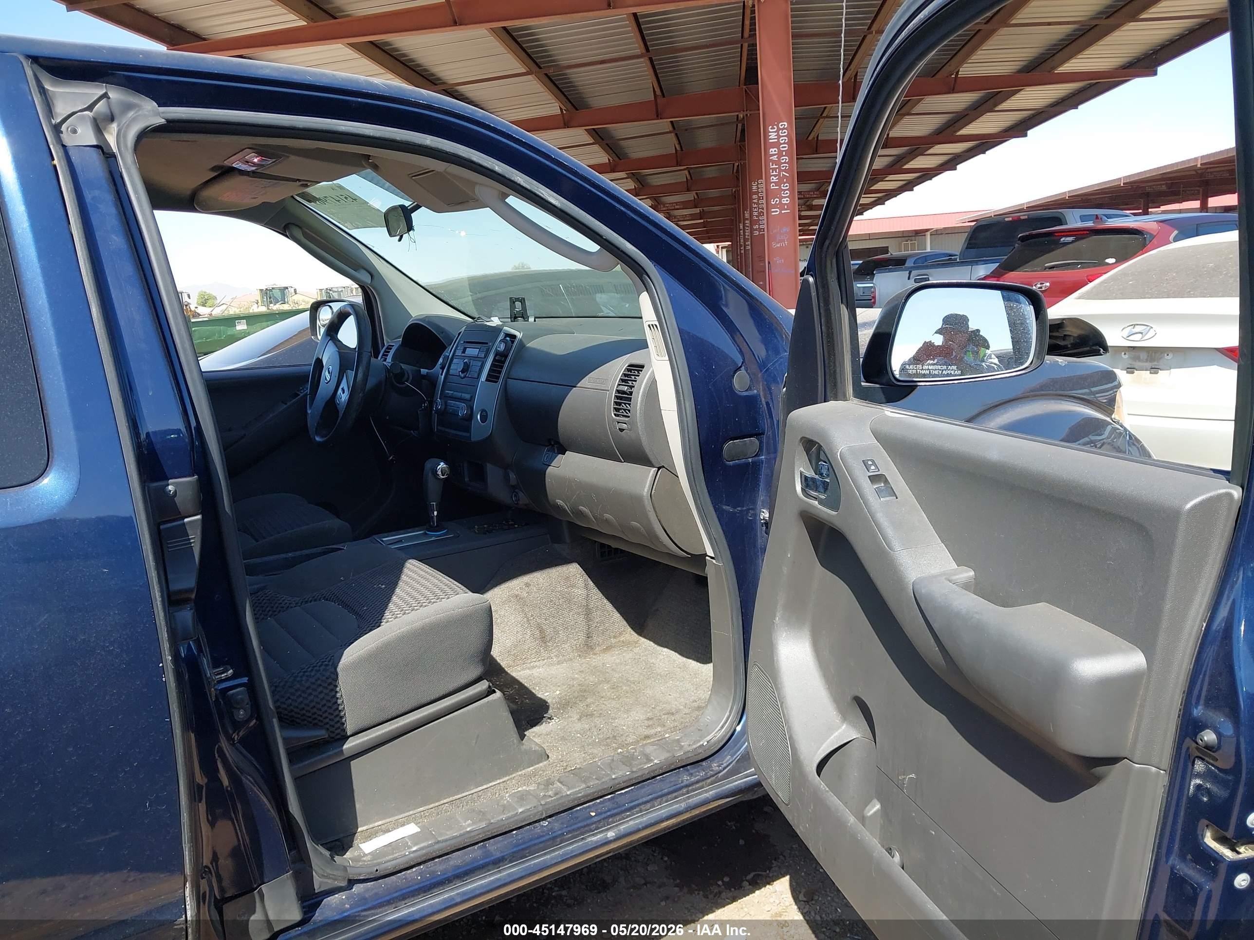 2011 Nissan Frontier Sv Blue vin: 1N6AD0CU9BC436545