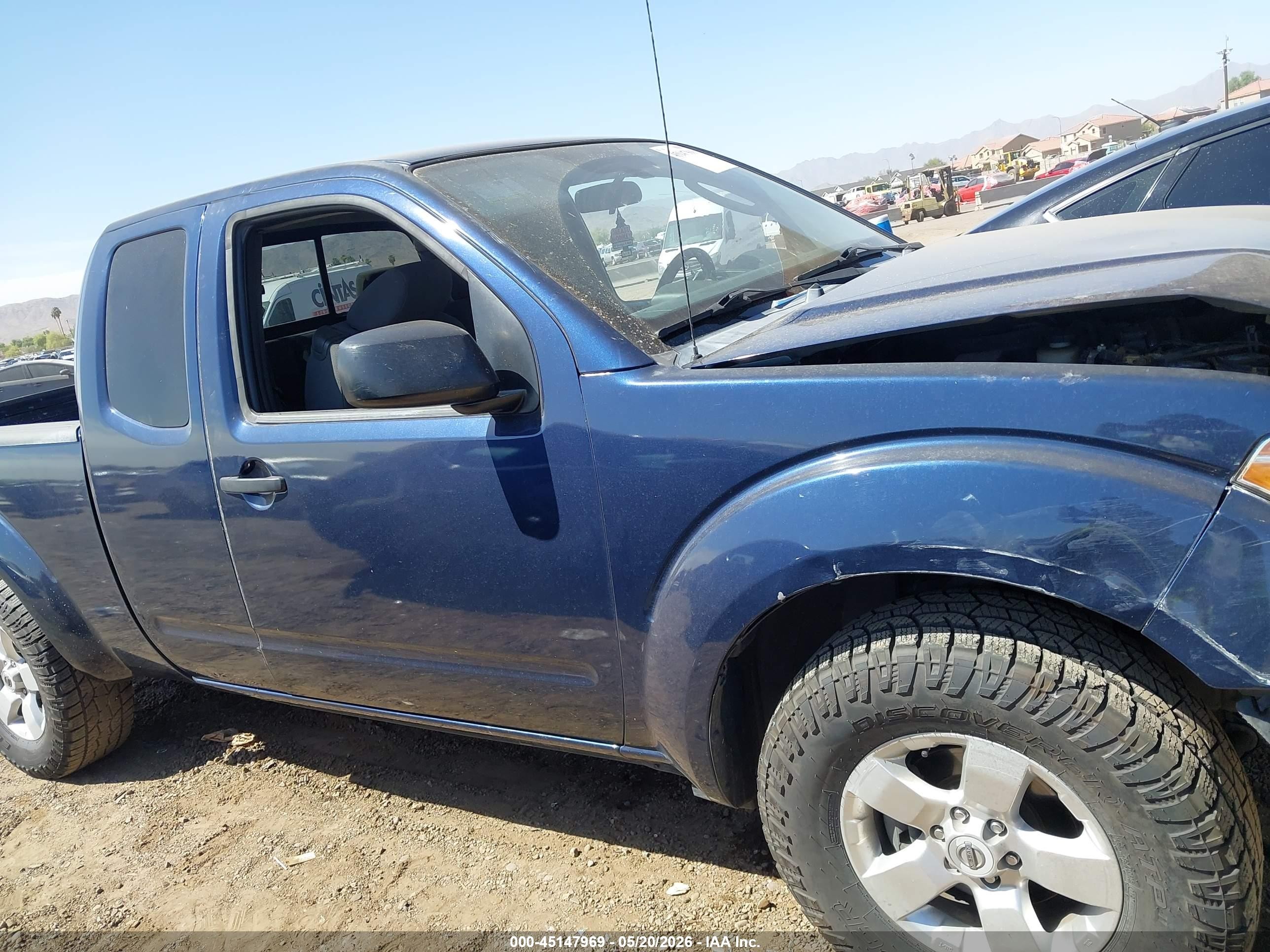 2011 Nissan Frontier Sv Blue vin: 1N6AD0CU9BC436545