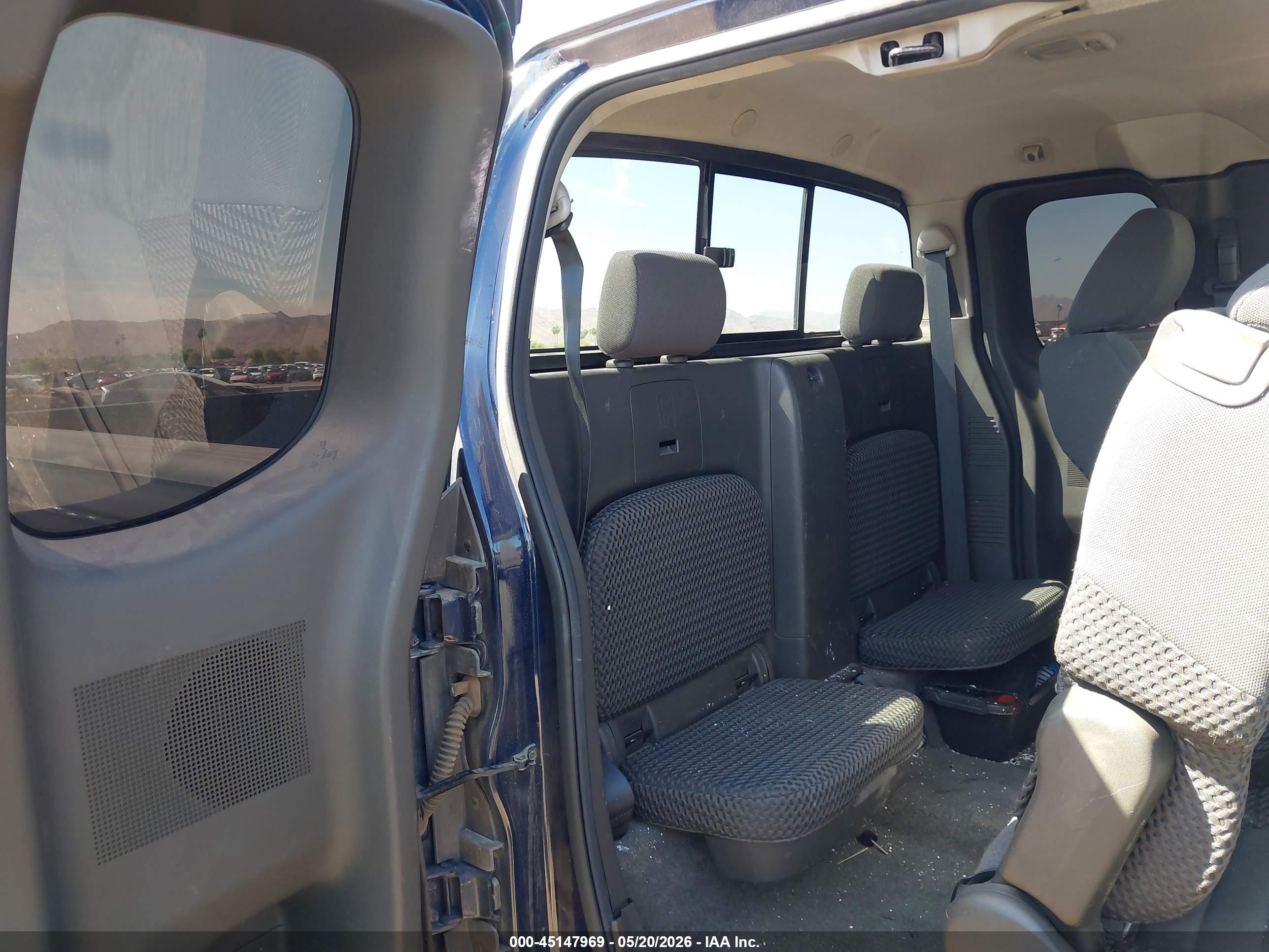 2011 Nissan Frontier Sv Blue vin: 1N6AD0CU9BC436545