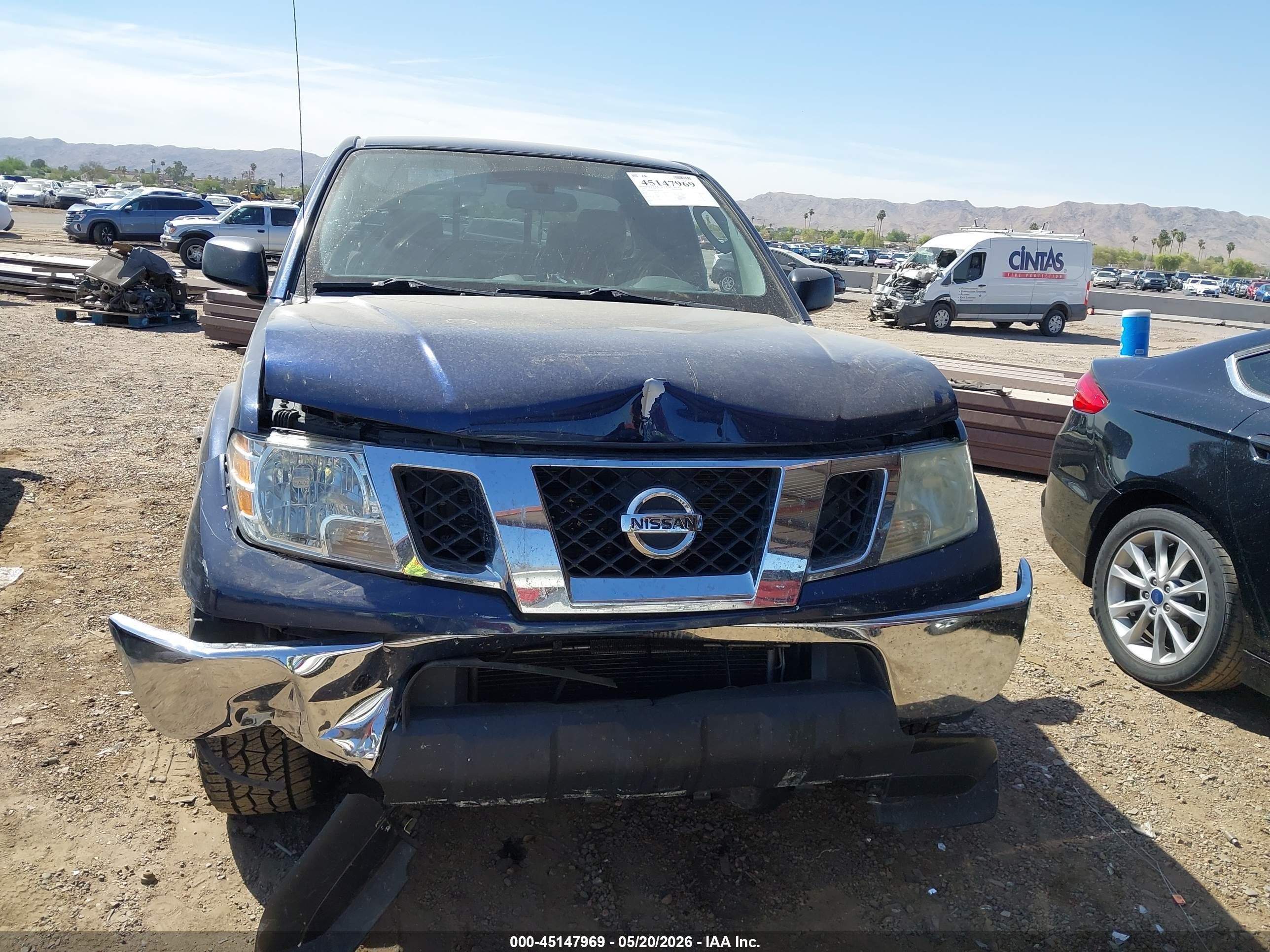 2011 Nissan Frontier Sv Blue vin: 1N6AD0CU9BC436545