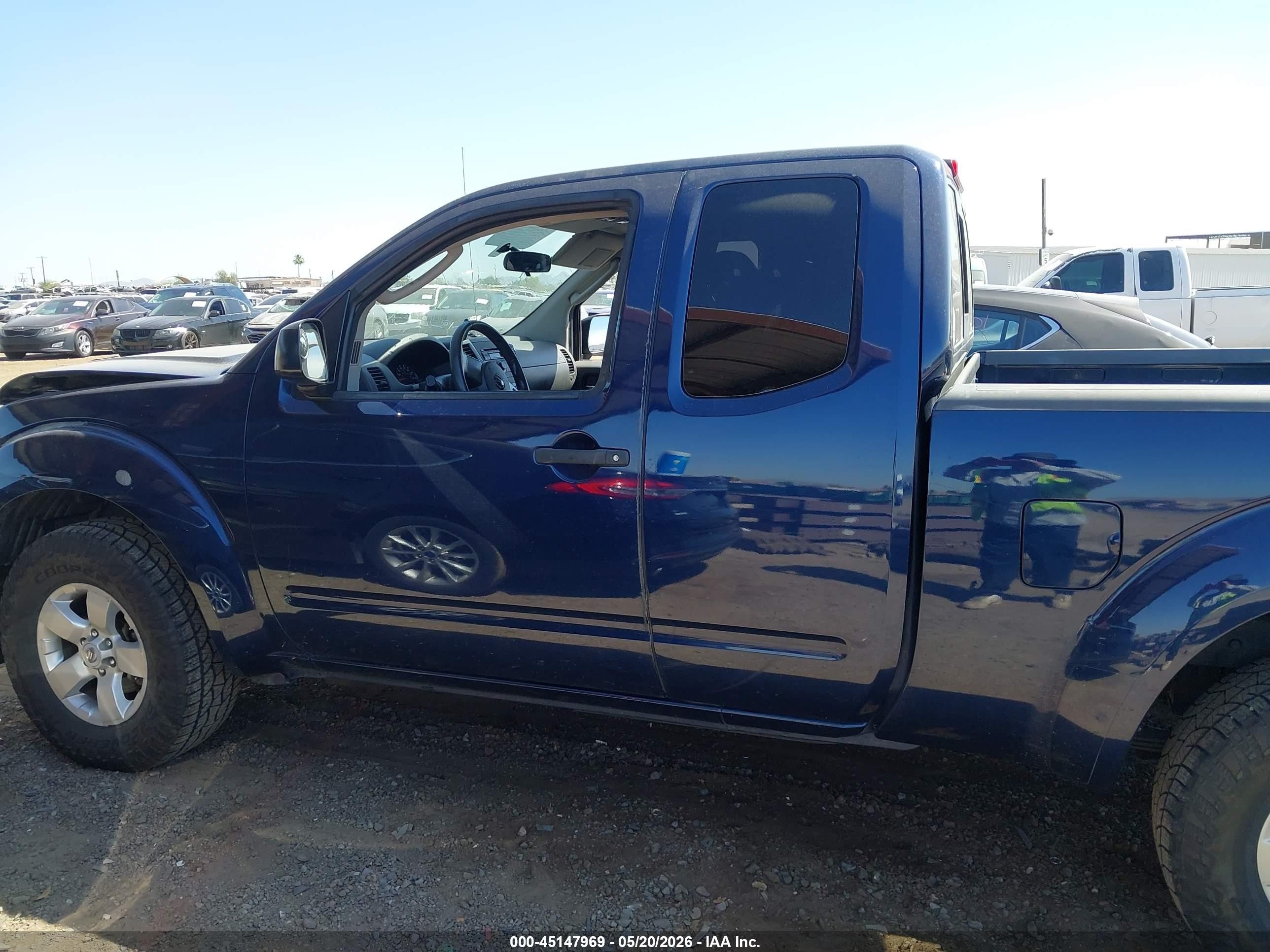 2011 Nissan Frontier Sv Blue vin: 1N6AD0CU9BC436545