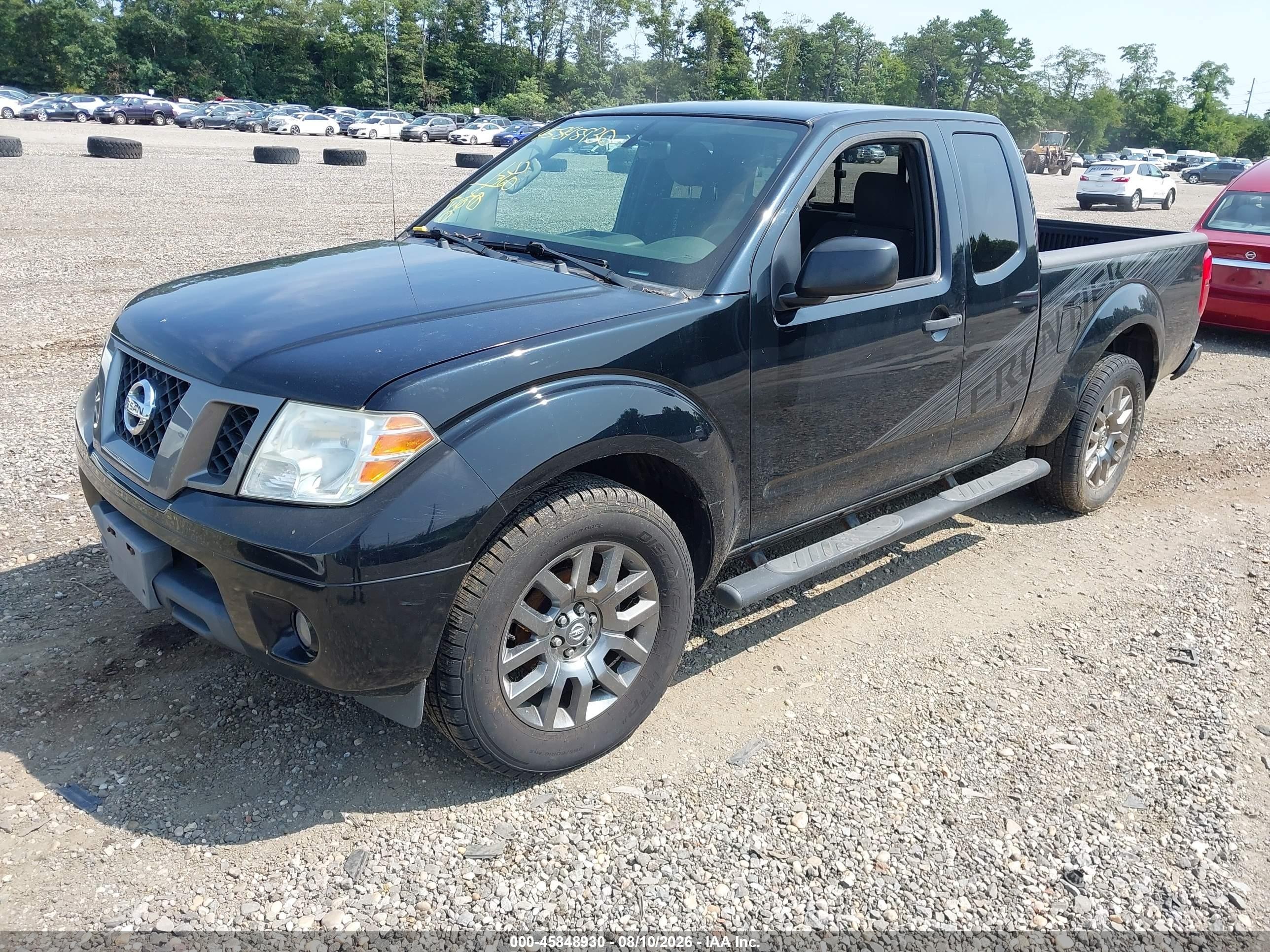 2012 Nissan Frontier Sv Black vin: 1N6AD0CU9CC404471
