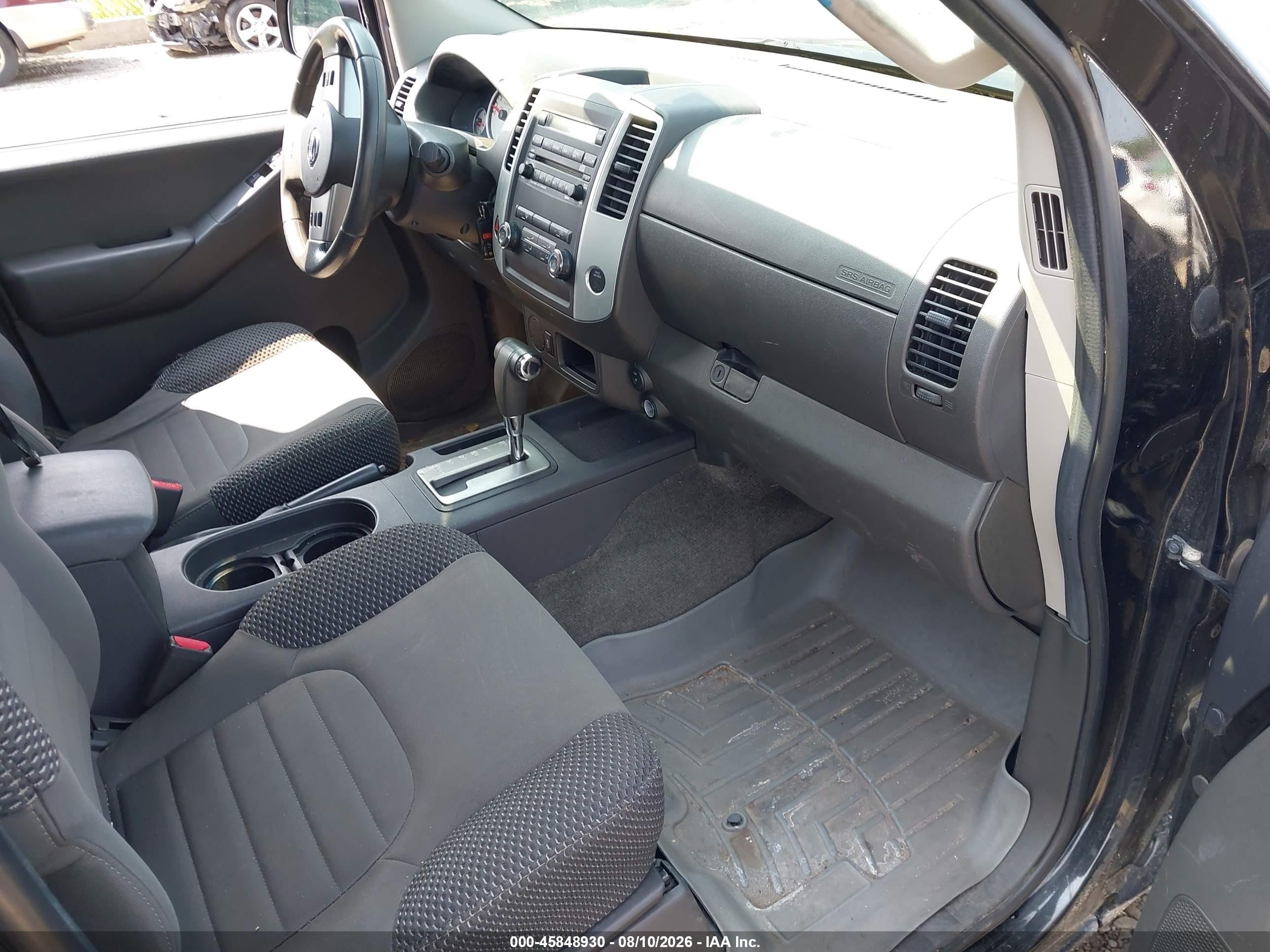 2012 Nissan Frontier Sv Black vin: 1N6AD0CU9CC404471