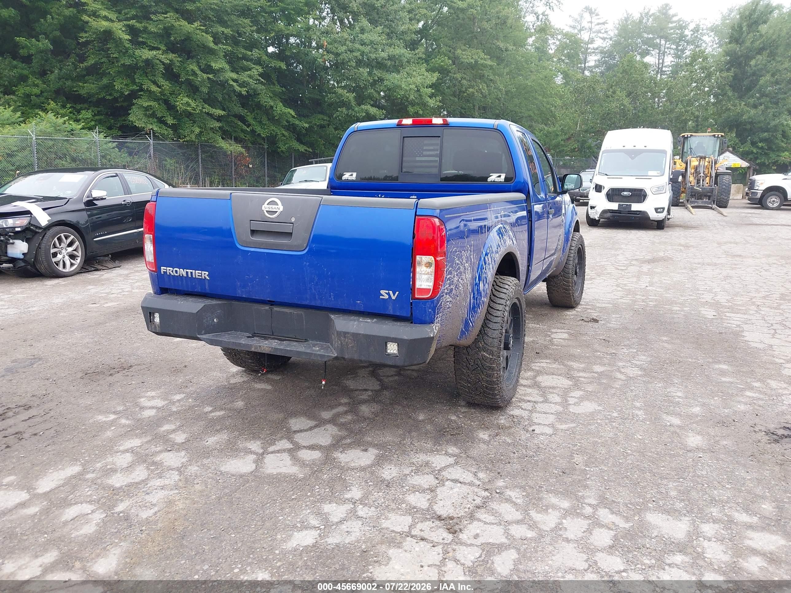 2012 Nissan Frontier Sv Синий vin: 1N6AD0CUXCC458135