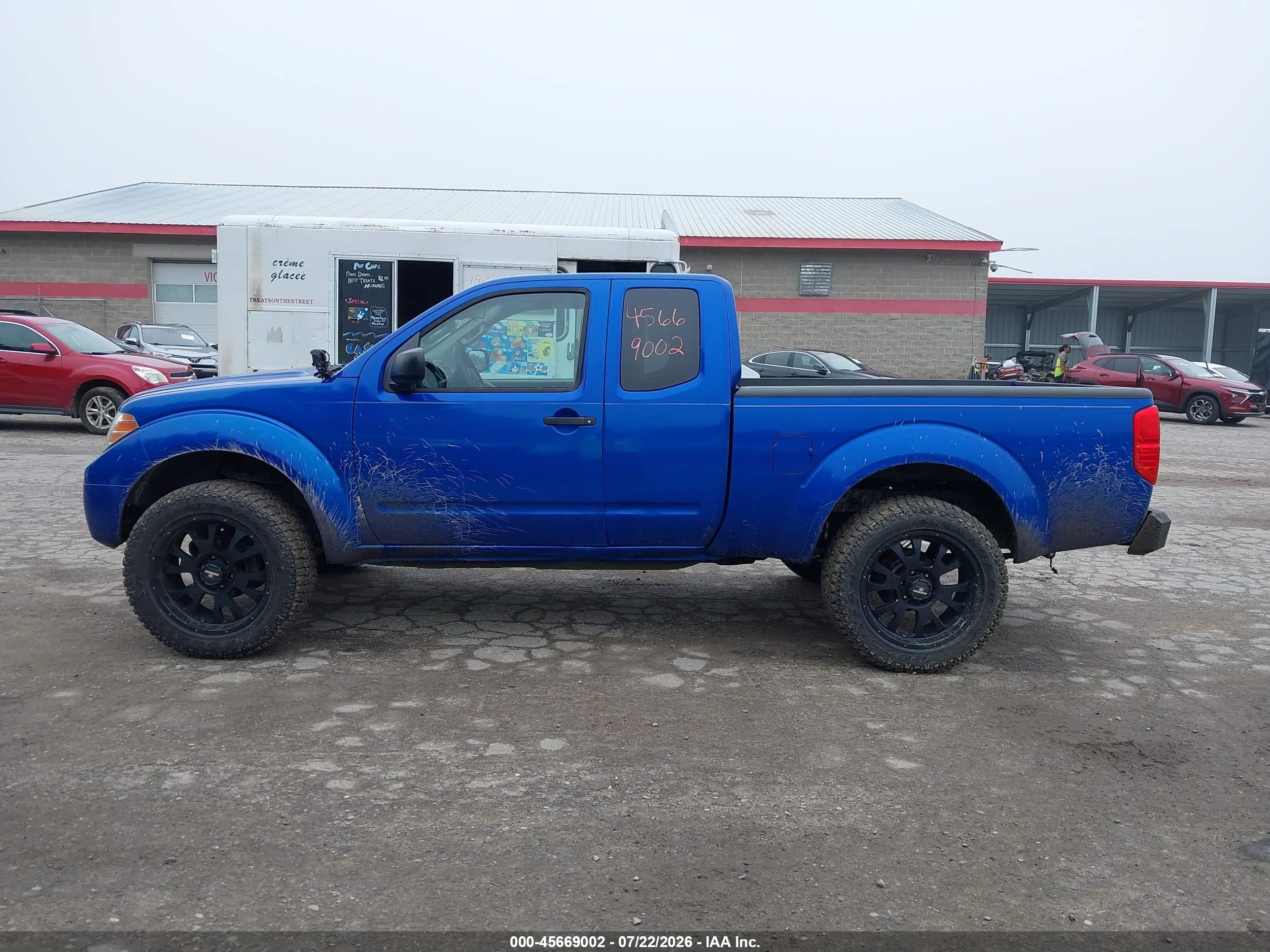 2012 Nissan Frontier Sv Синий vin: 1N6AD0CUXCC458135