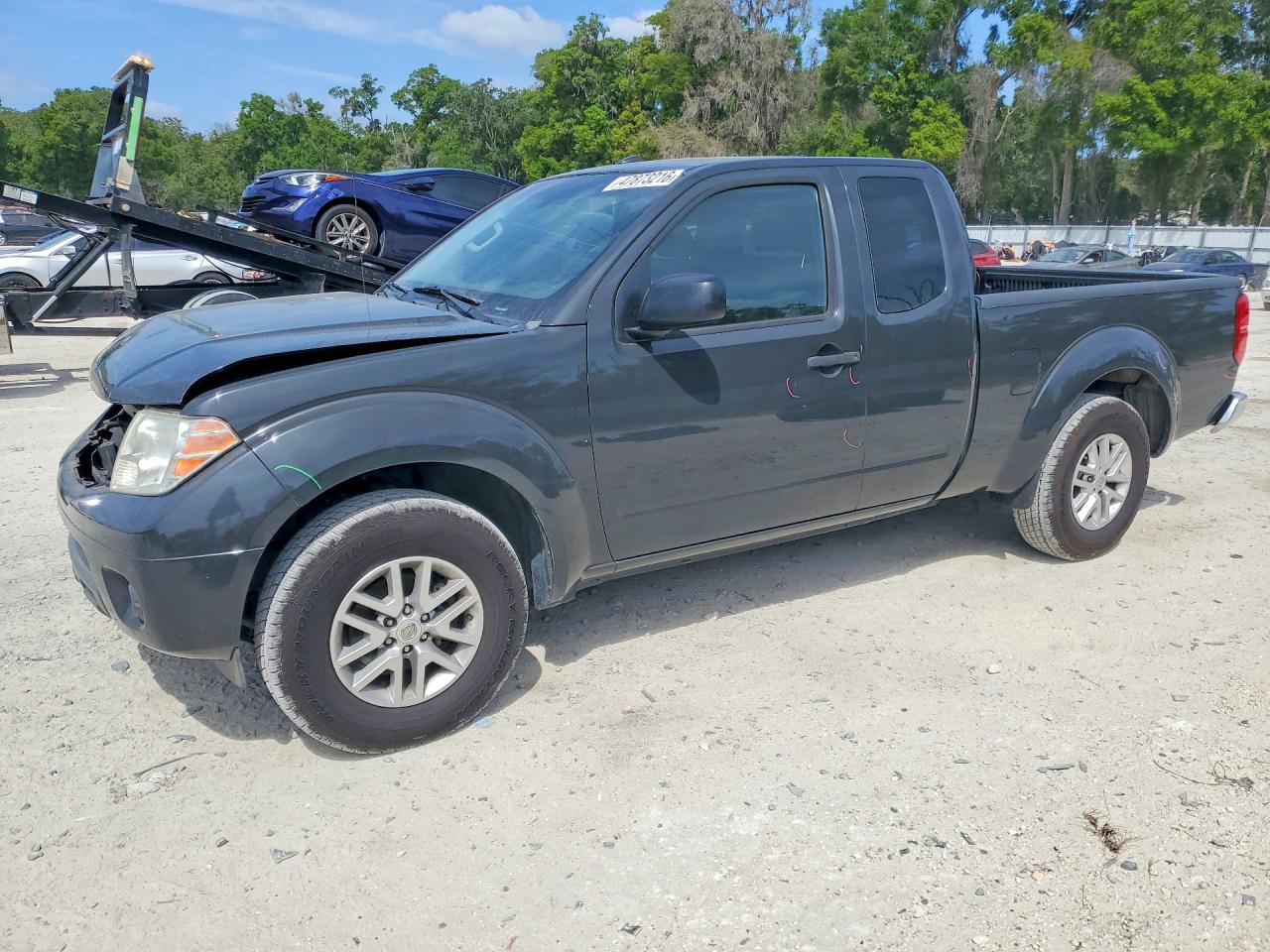 2014 Nissan Frontier Sv V6 Gray vin: 1N6AD0CUXEN744073