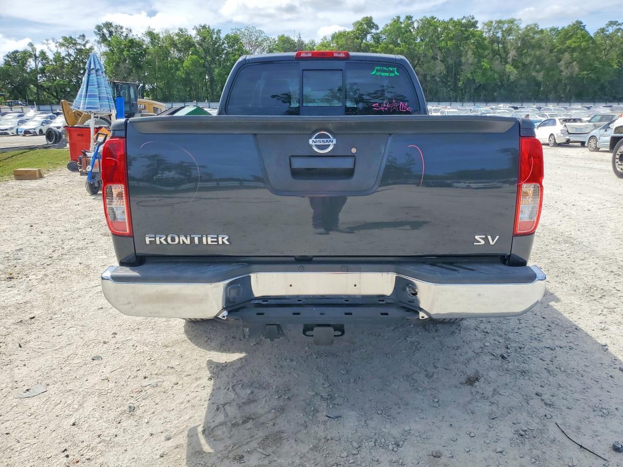 2014 Nissan Frontier Sv V6 Gray vin: 1N6AD0CUXEN744073