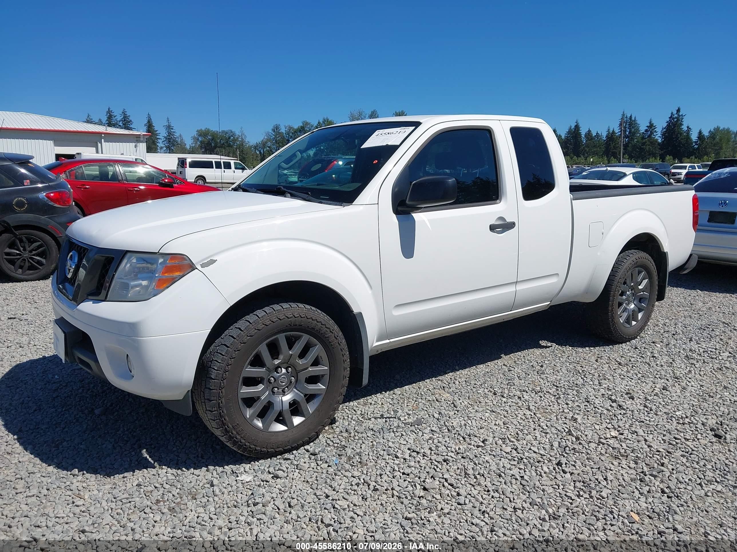 2012 Nissan Frontier Sv White vin: 1N6AD0CW0CC420060