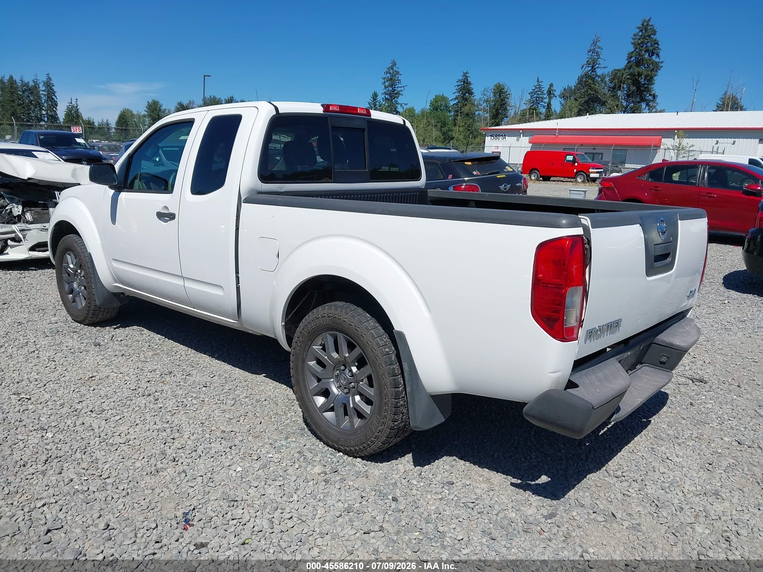 2012 Nissan Frontier Sv White vin: 1N6AD0CW0CC420060