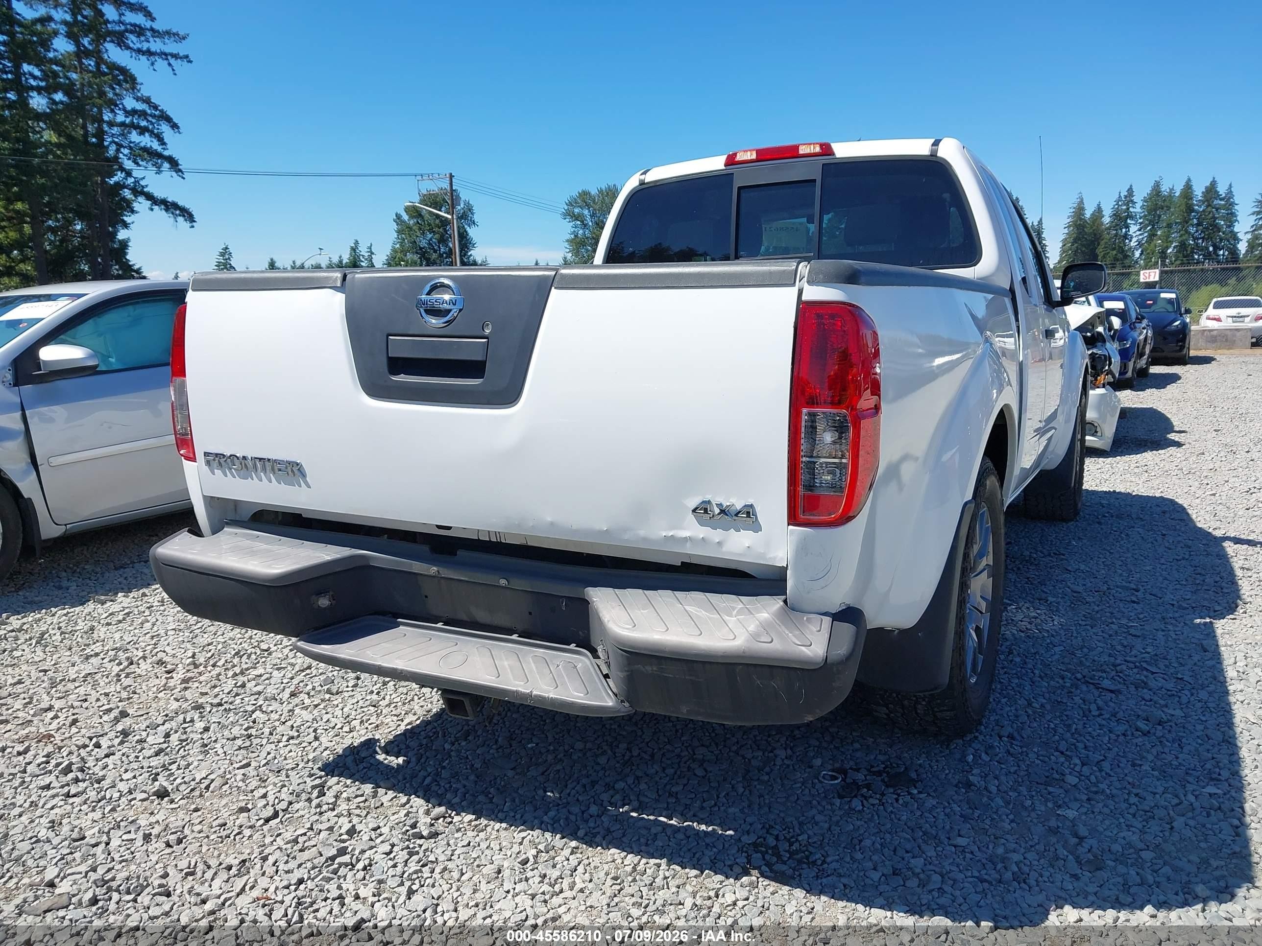 2012 Nissan Frontier Sv White vin: 1N6AD0CW0CC420060