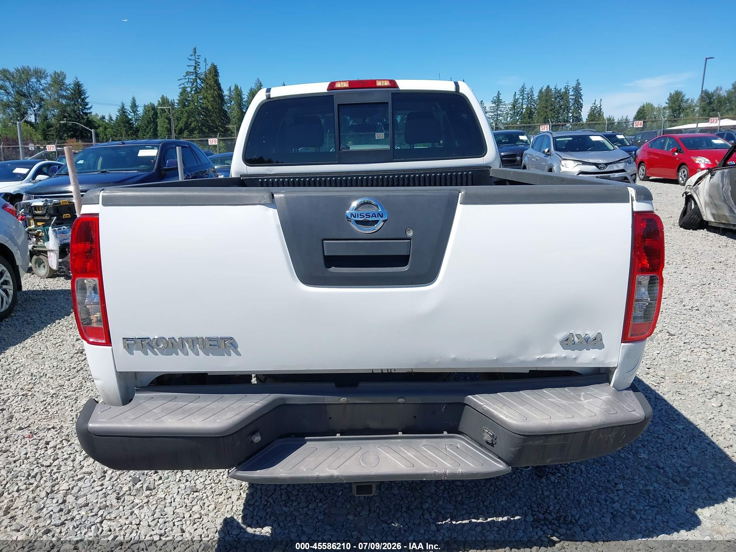 2012 Nissan Frontier Sv White vin: 1N6AD0CW0CC420060