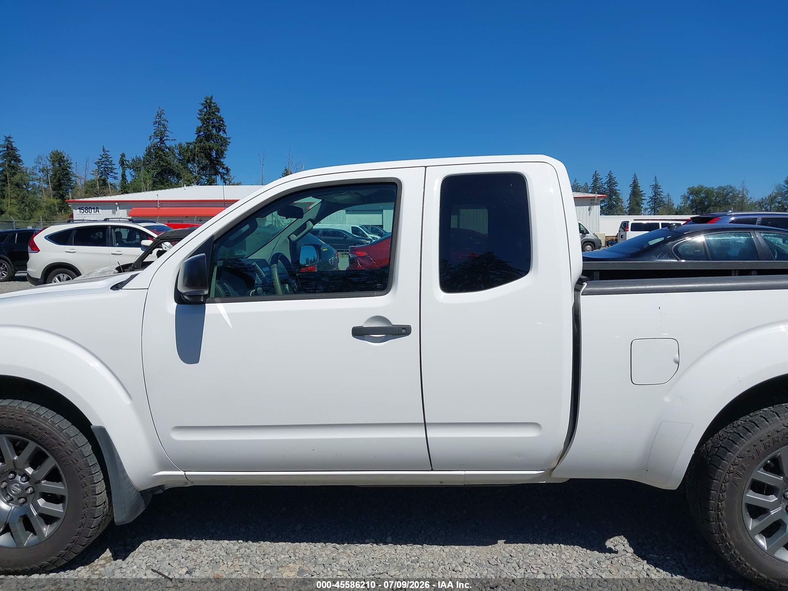 2012 Nissan Frontier Sv White vin: 1N6AD0CW0CC420060