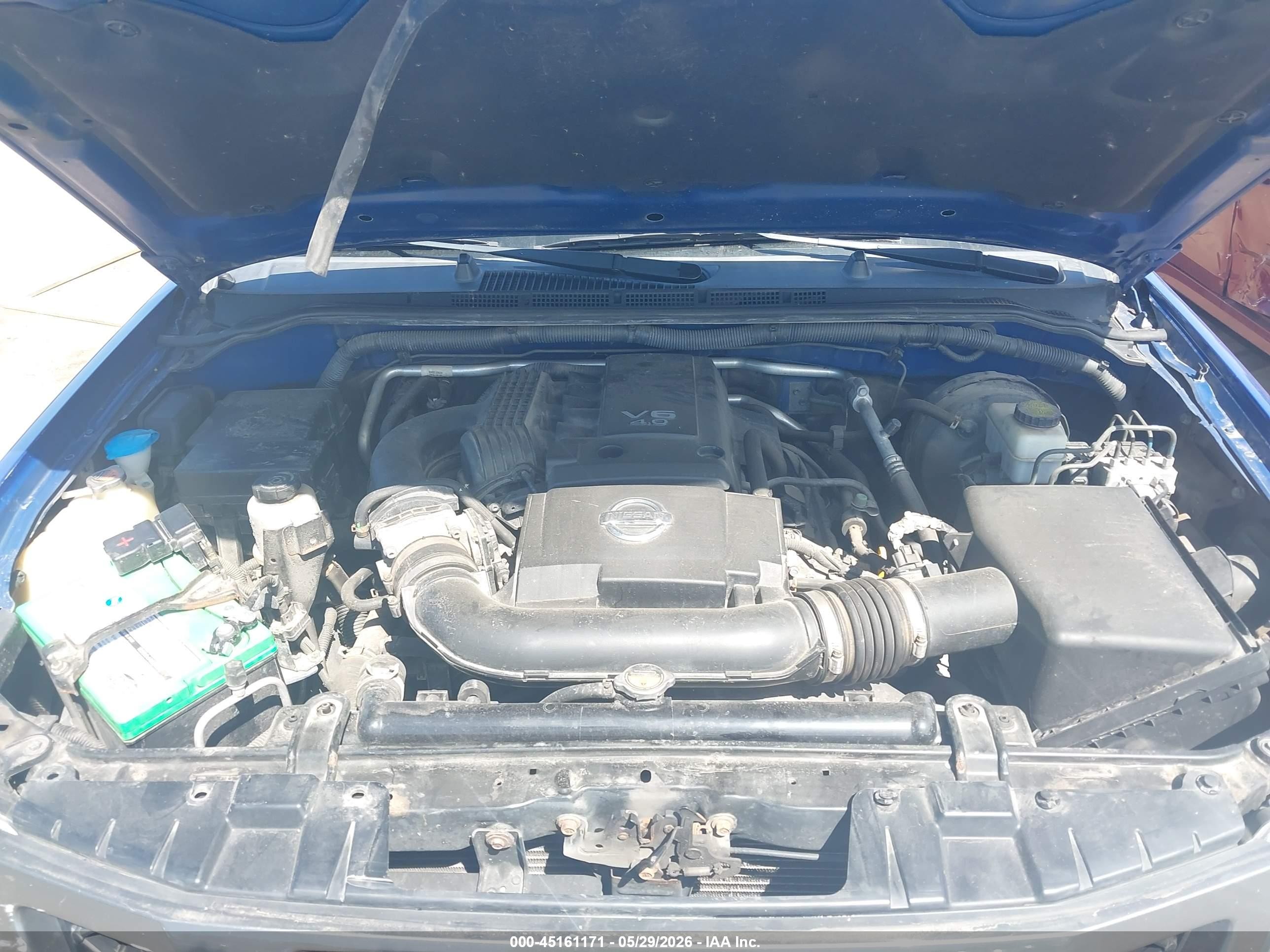 2012 Nissan Frontier Sv Blue vin: 1N6AD0CW0CC436372