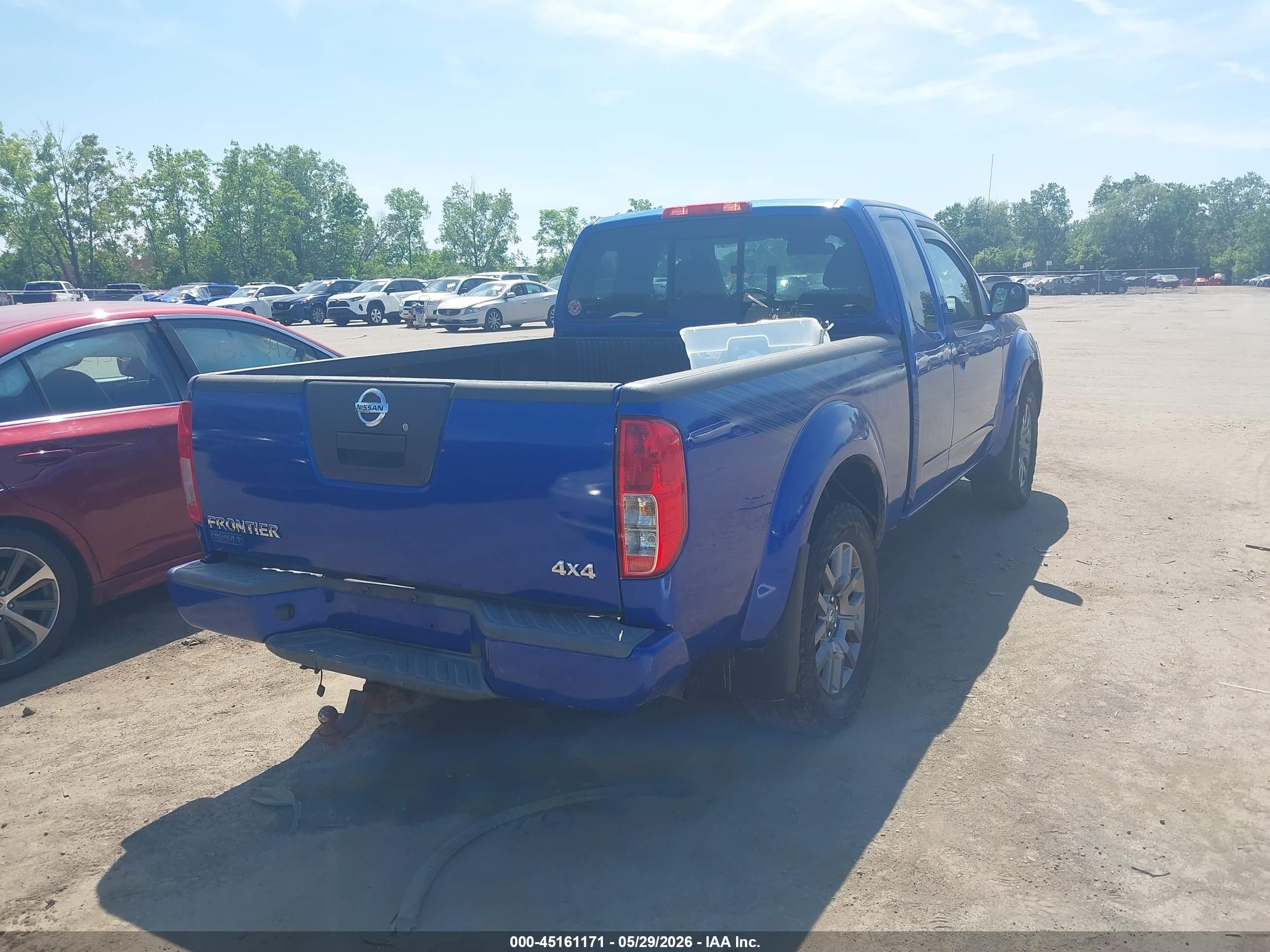2012 Nissan Frontier Sv Blue vin: 1N6AD0CW0CC436372