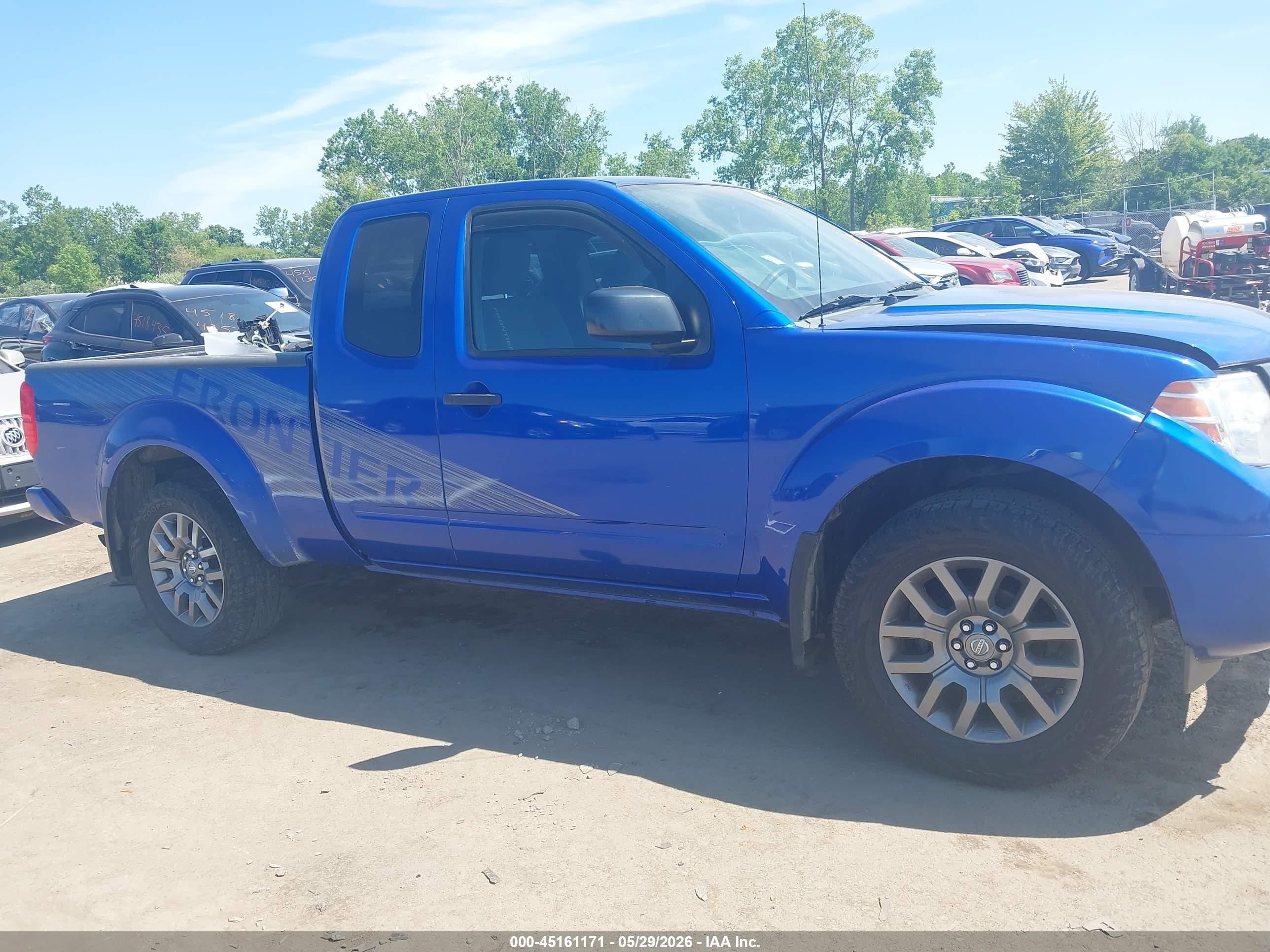 2012 Nissan Frontier Sv Blue vin: 1N6AD0CW0CC436372