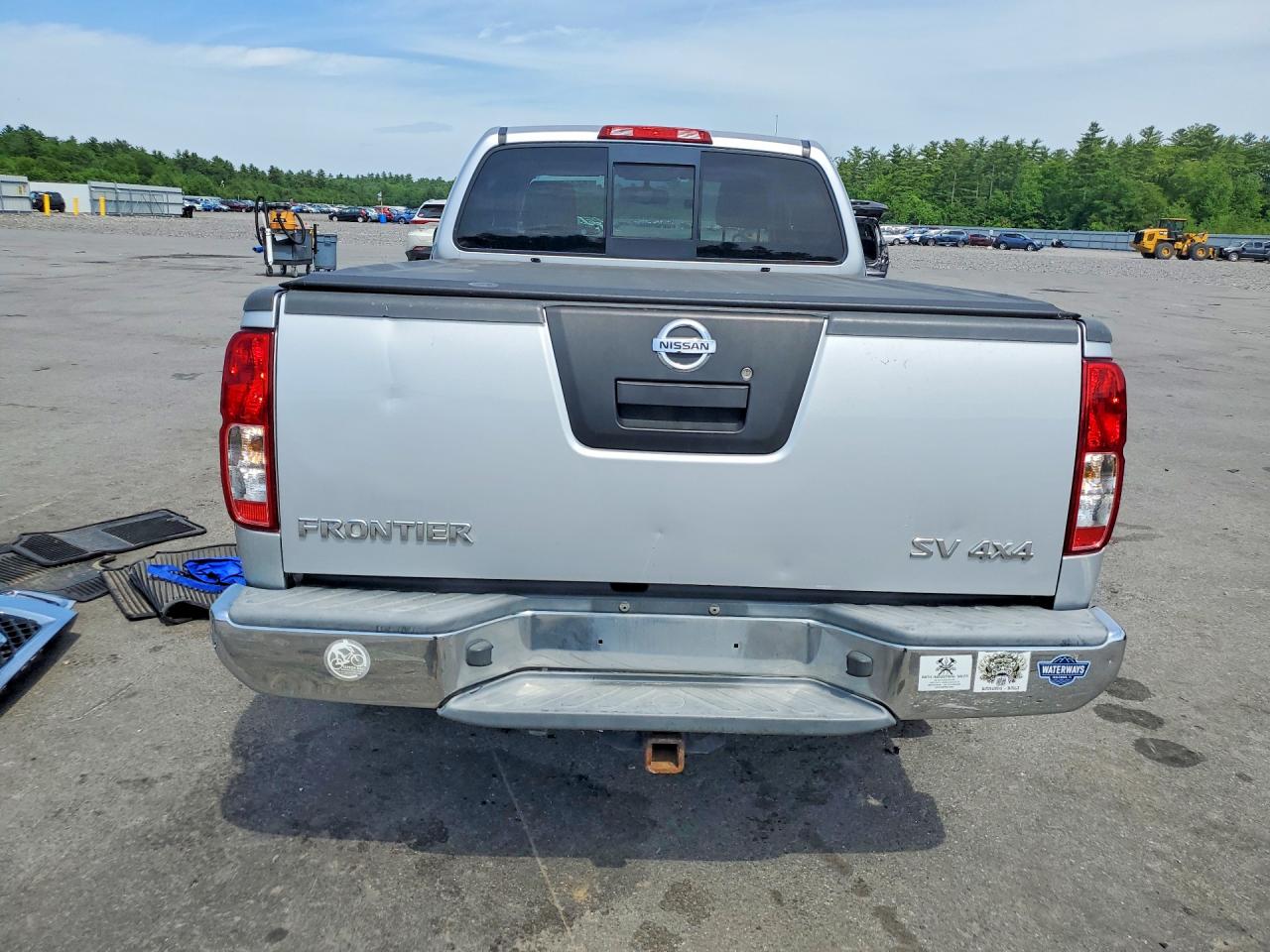 2011 Nissan Frontier Sv V6 Silver vin: 1N6AD0CW1BC401578