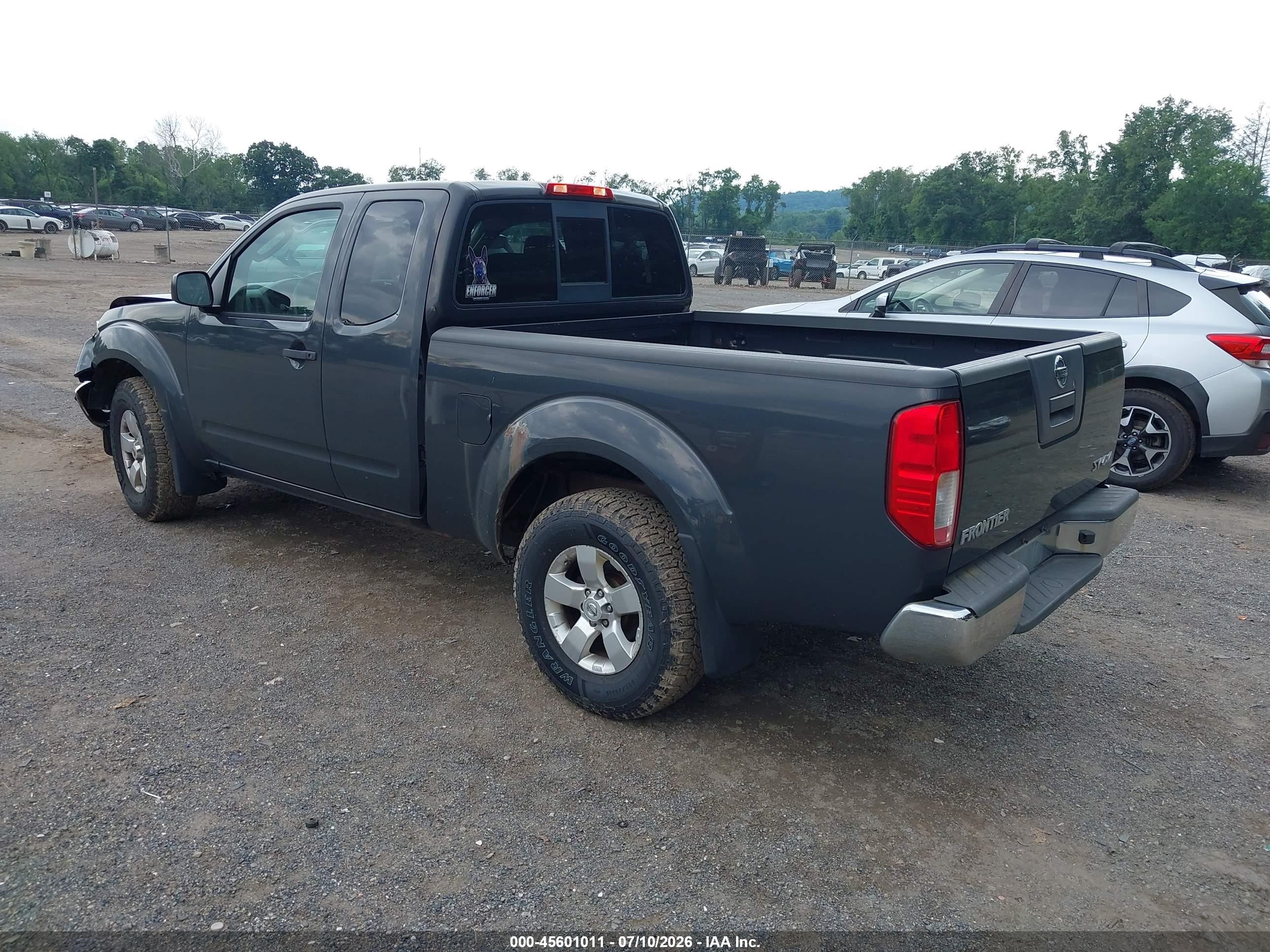 2011 Nissan Frontier Sv Gray vin: 1N6AD0CW1BC436296