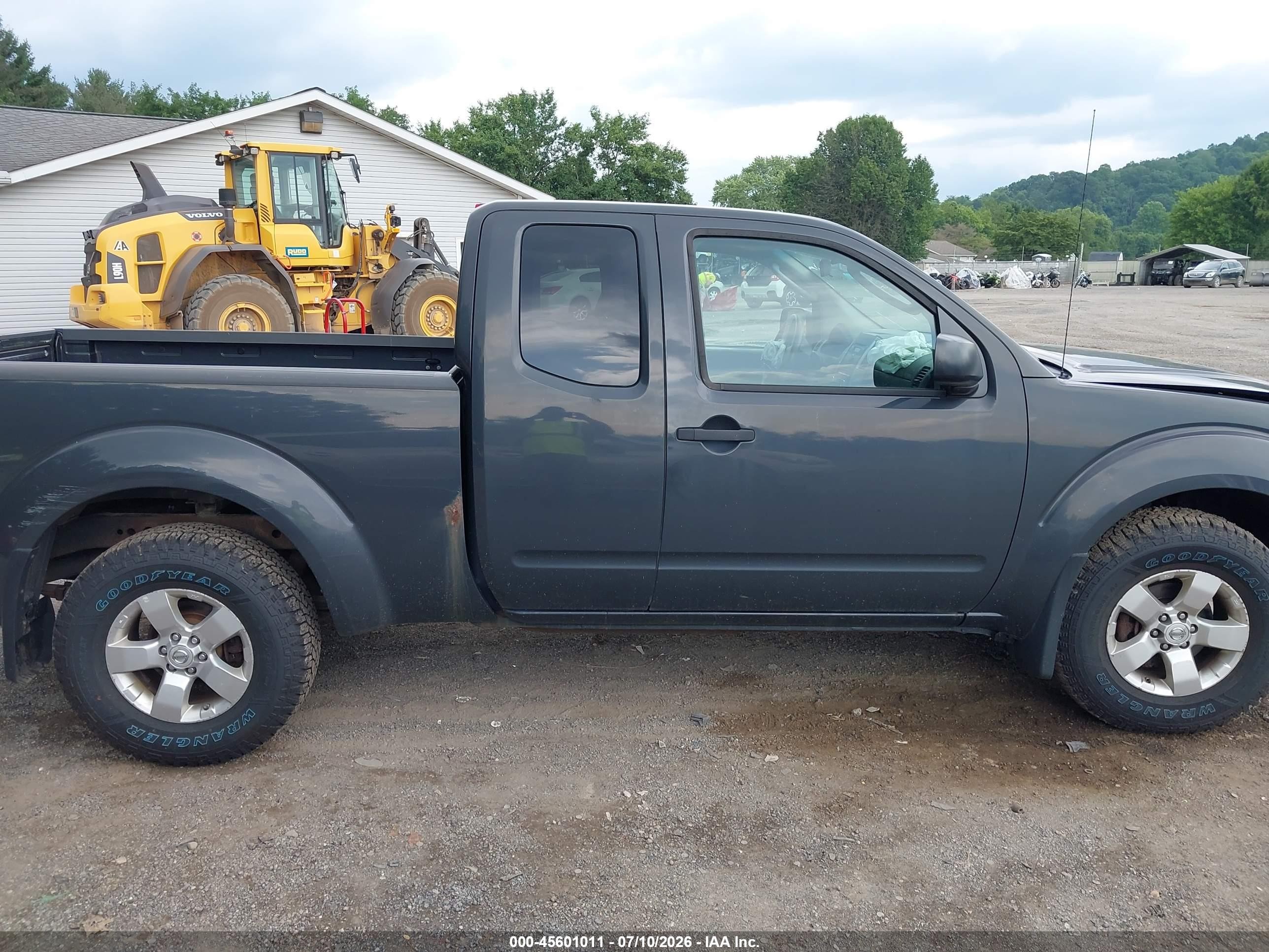 2011 Nissan Frontier Sv Gray vin: 1N6AD0CW1BC436296