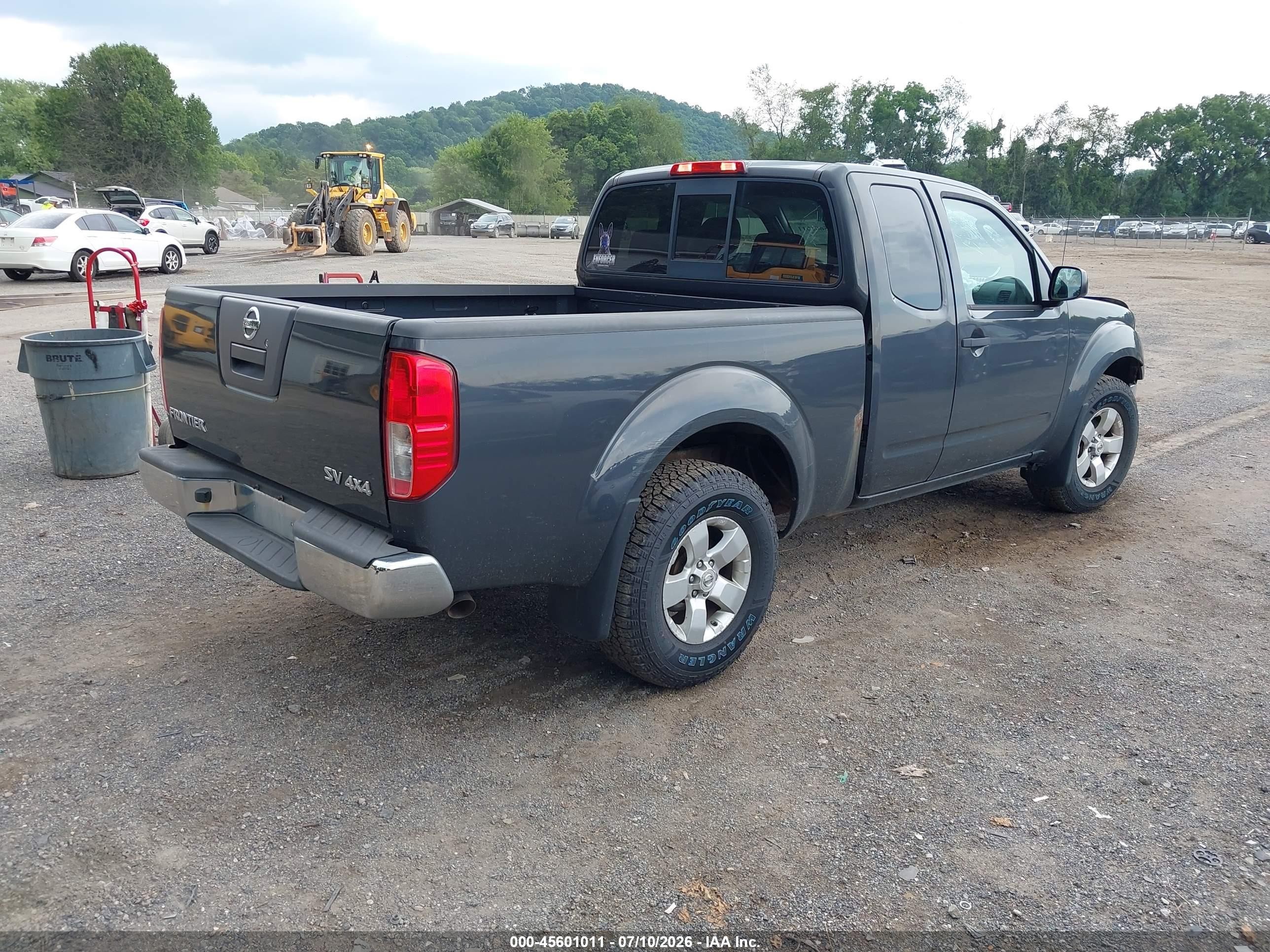 2011 Nissan Frontier Sv Gray vin: 1N6AD0CW1BC436296