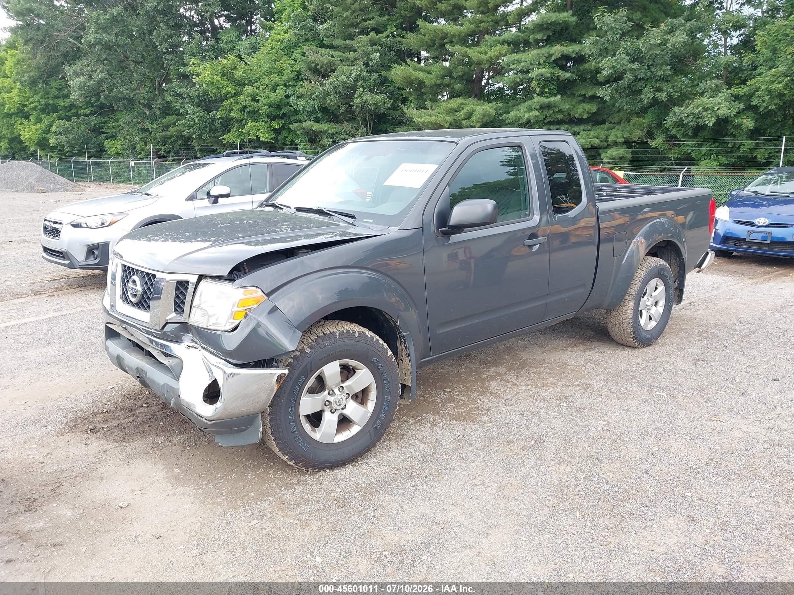 2011 Nissan Frontier Sv Gray vin: 1N6AD0CW1BC436296