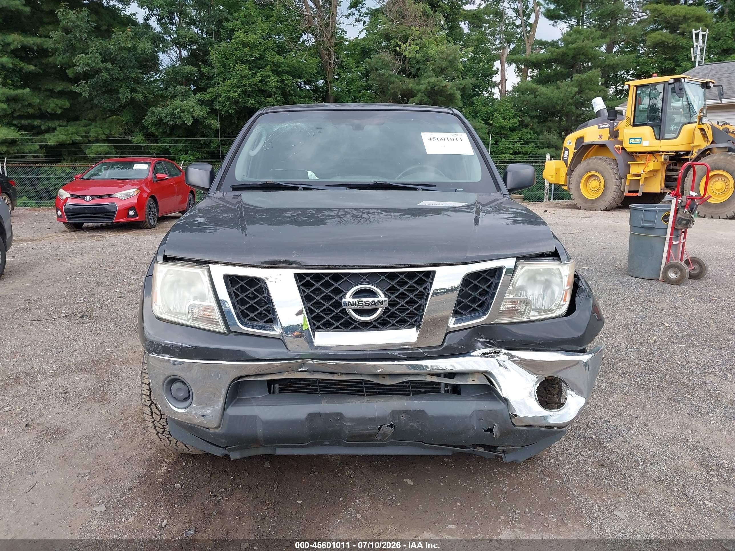 2011 Nissan Frontier Sv Gray vin: 1N6AD0CW1BC436296