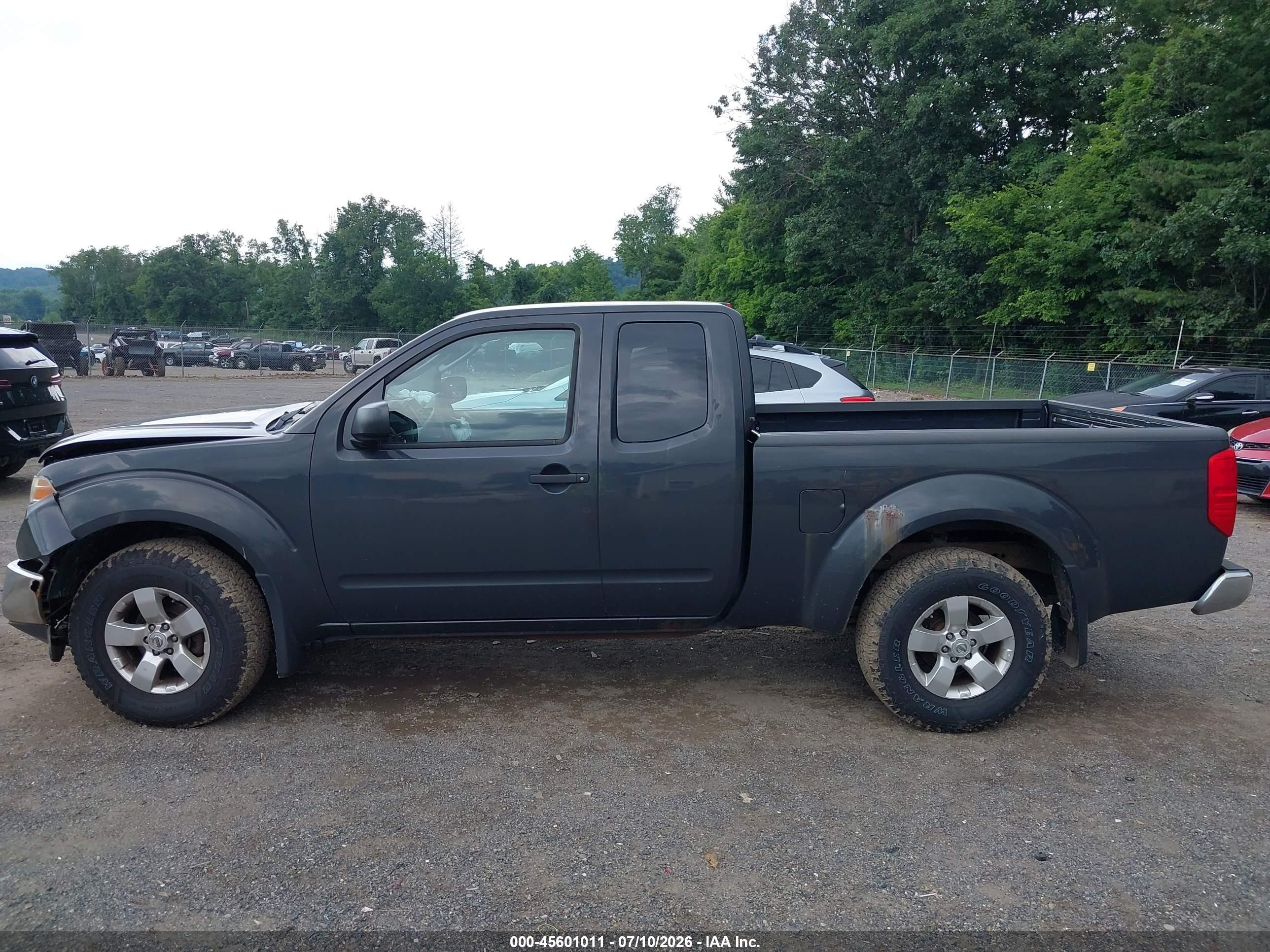 2011 Nissan Frontier Sv Gray vin: 1N6AD0CW1BC436296