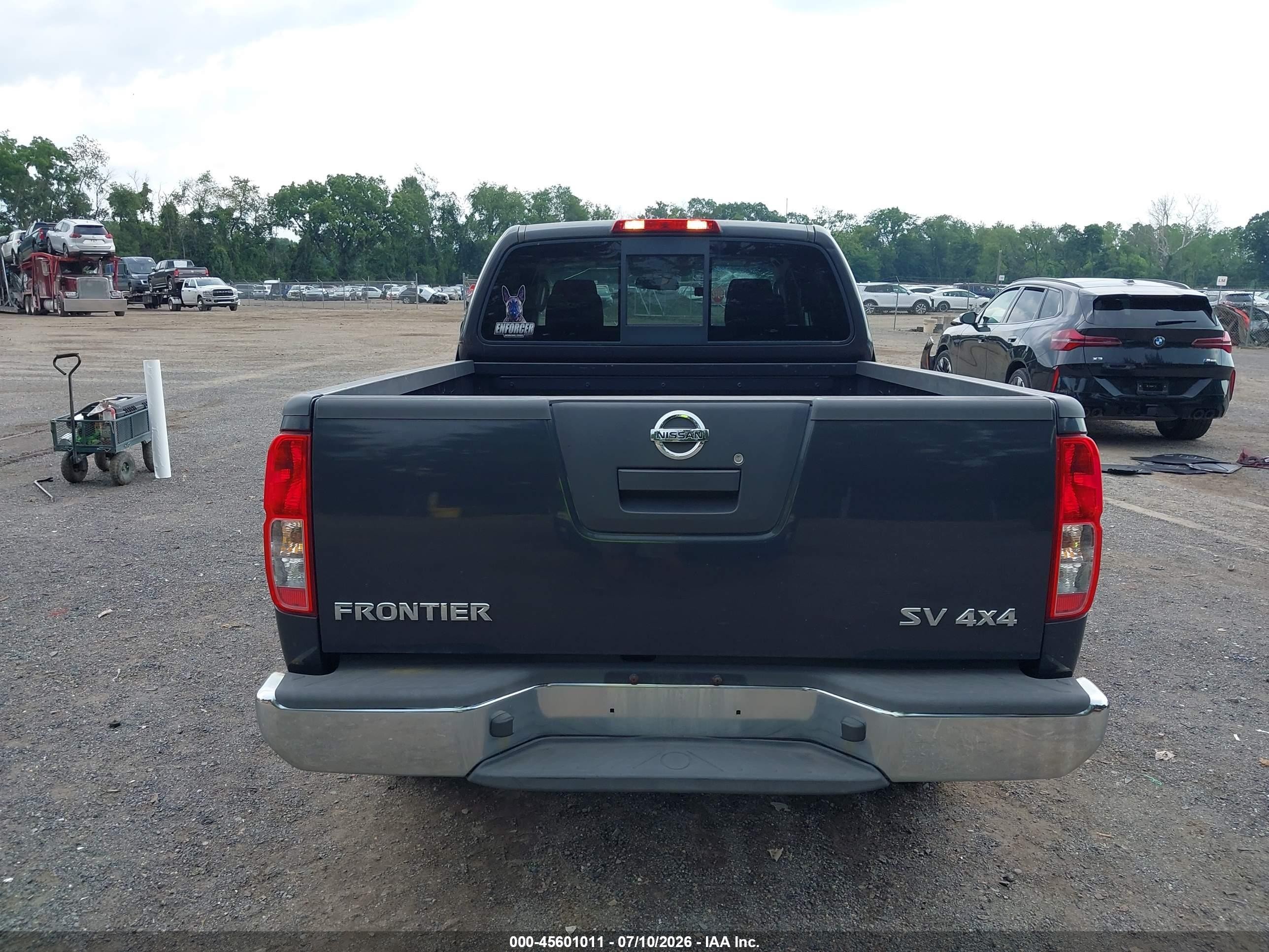 2011 Nissan Frontier Sv Gray vin: 1N6AD0CW1BC436296