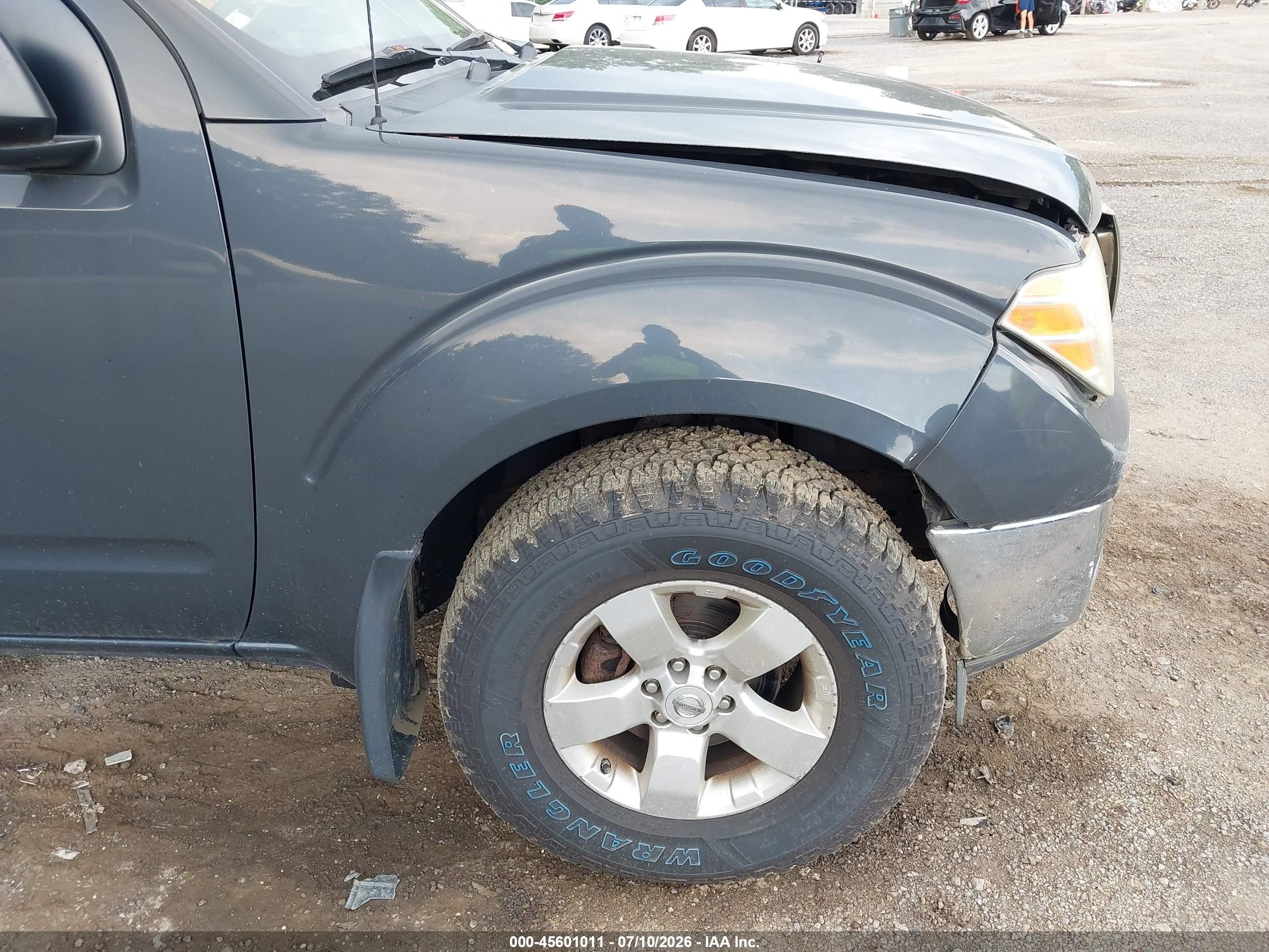 2011 Nissan Frontier Sv Gray vin: 1N6AD0CW1BC436296