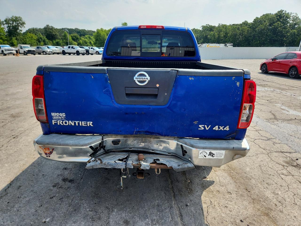 2012 Nissan Frontier Sv V6 Blue vin: 1N6AD0CW1CC436560