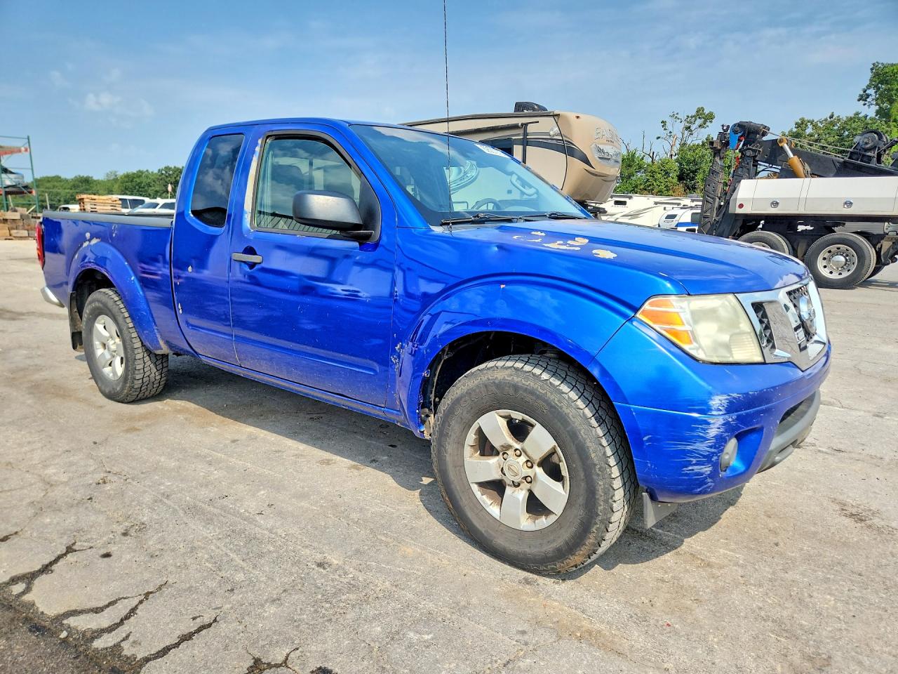 2012 Nissan Frontier Sv V6 Blue vin: 1N6AD0CW1CC436560