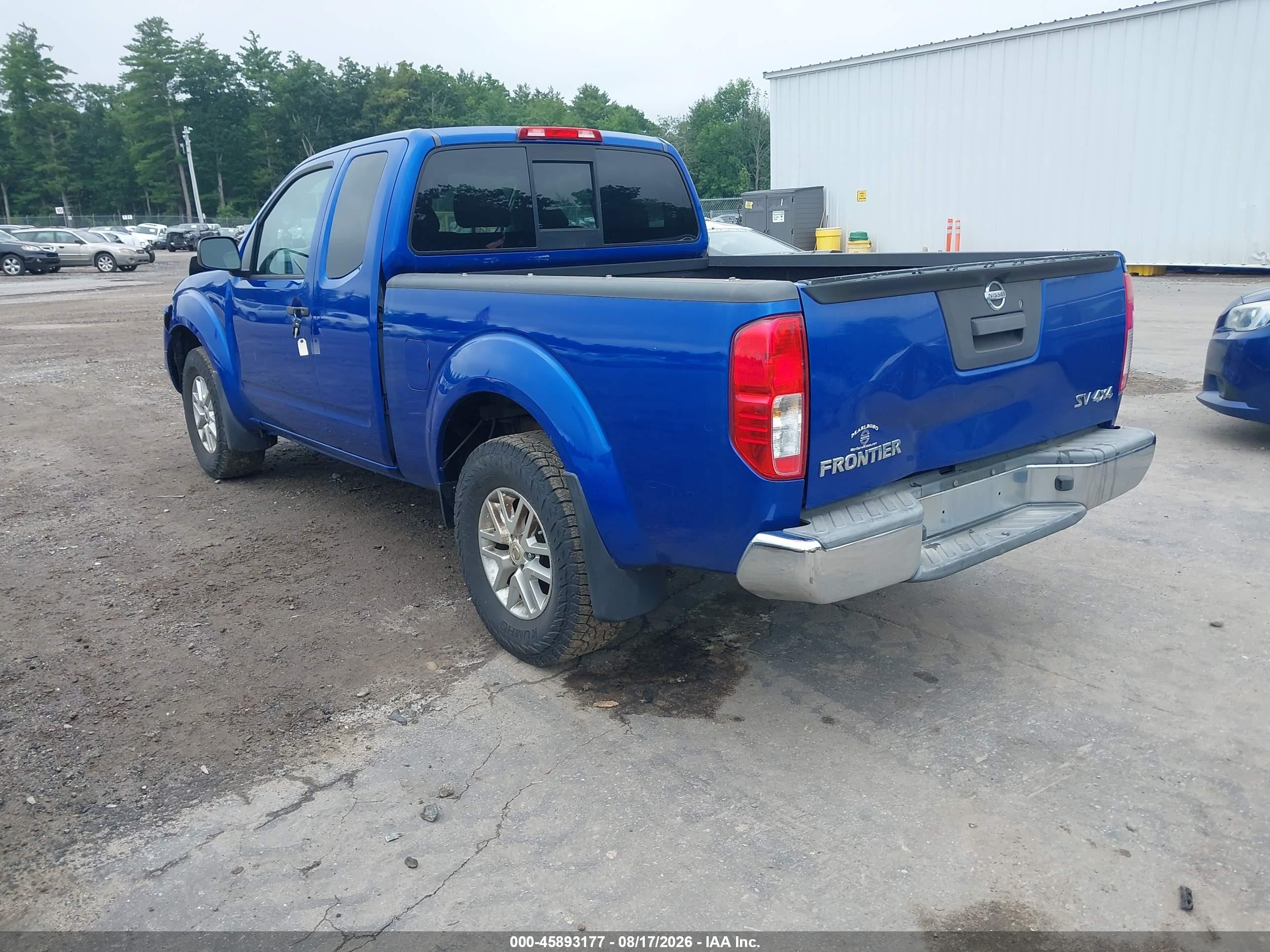 2015 Nissan Frontier Sv Blue vin: 1N6AD0CW1FN745454