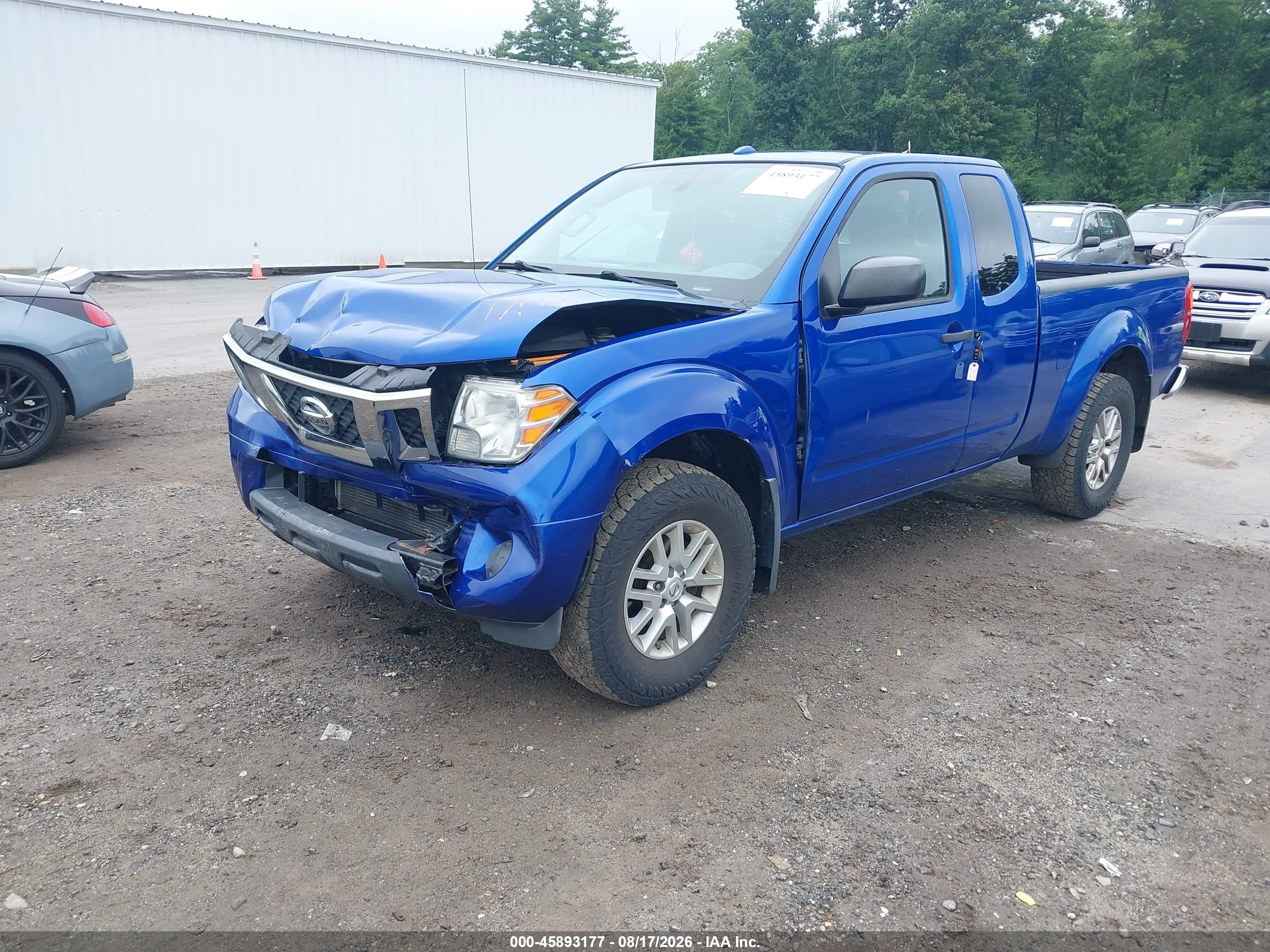 2015 Nissan Frontier Sv Blue vin: 1N6AD0CW1FN745454