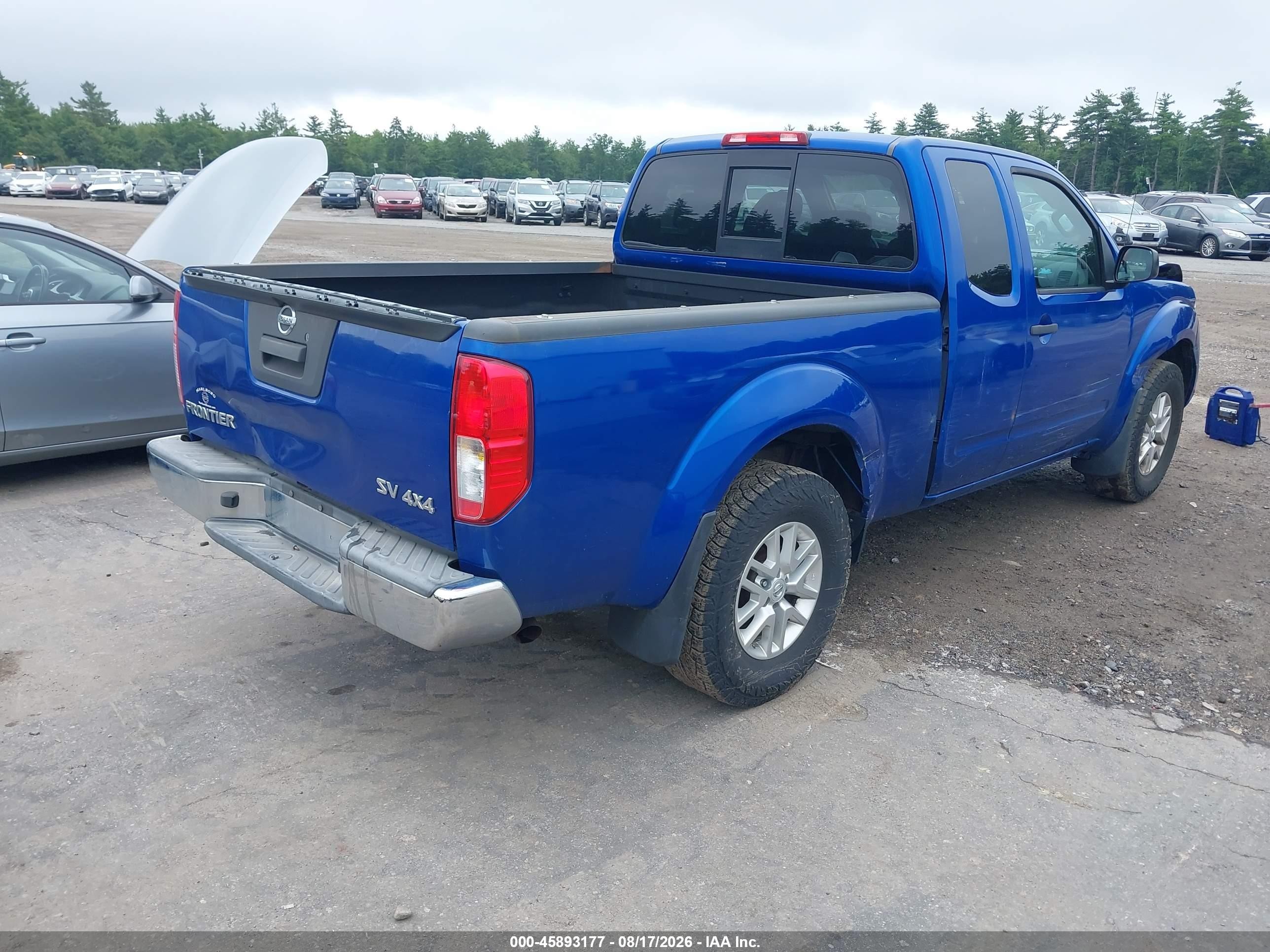 2015 Nissan Frontier Sv Blue vin: 1N6AD0CW1FN745454
