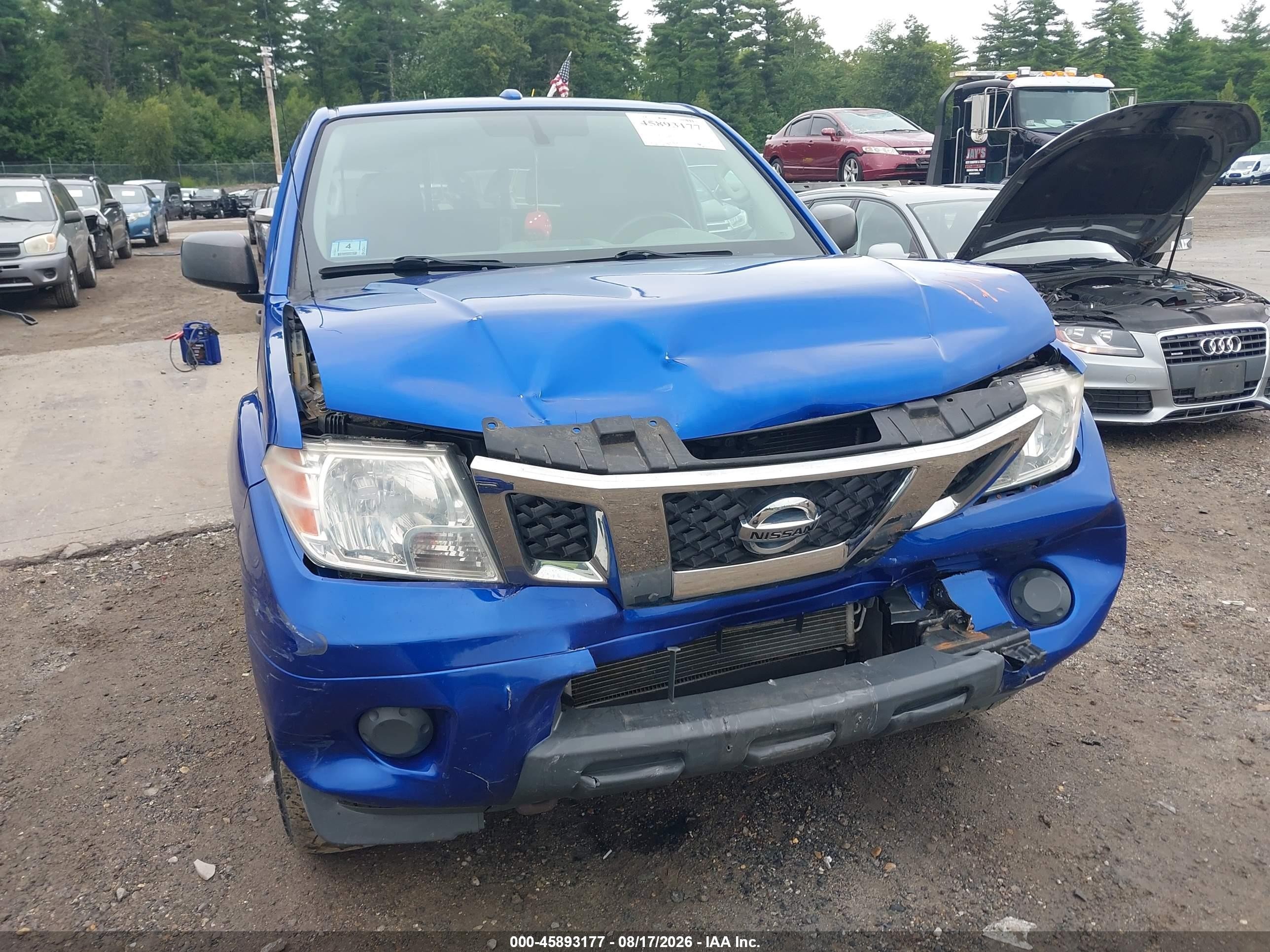 2015 Nissan Frontier Sv Blue vin: 1N6AD0CW1FN745454