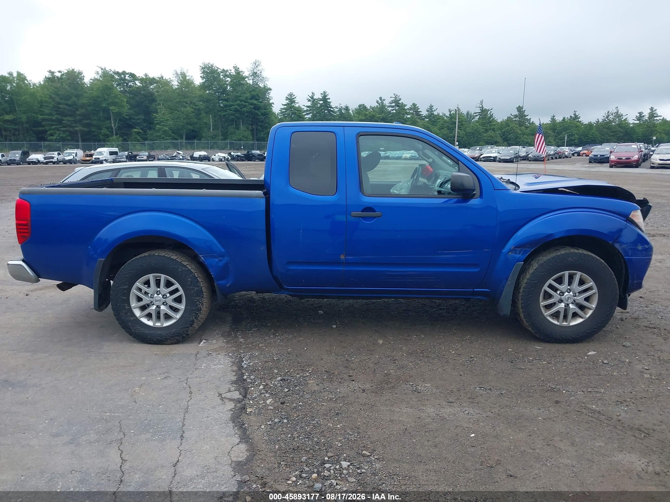 2015 Nissan Frontier Sv Blue vin: 1N6AD0CW1FN745454