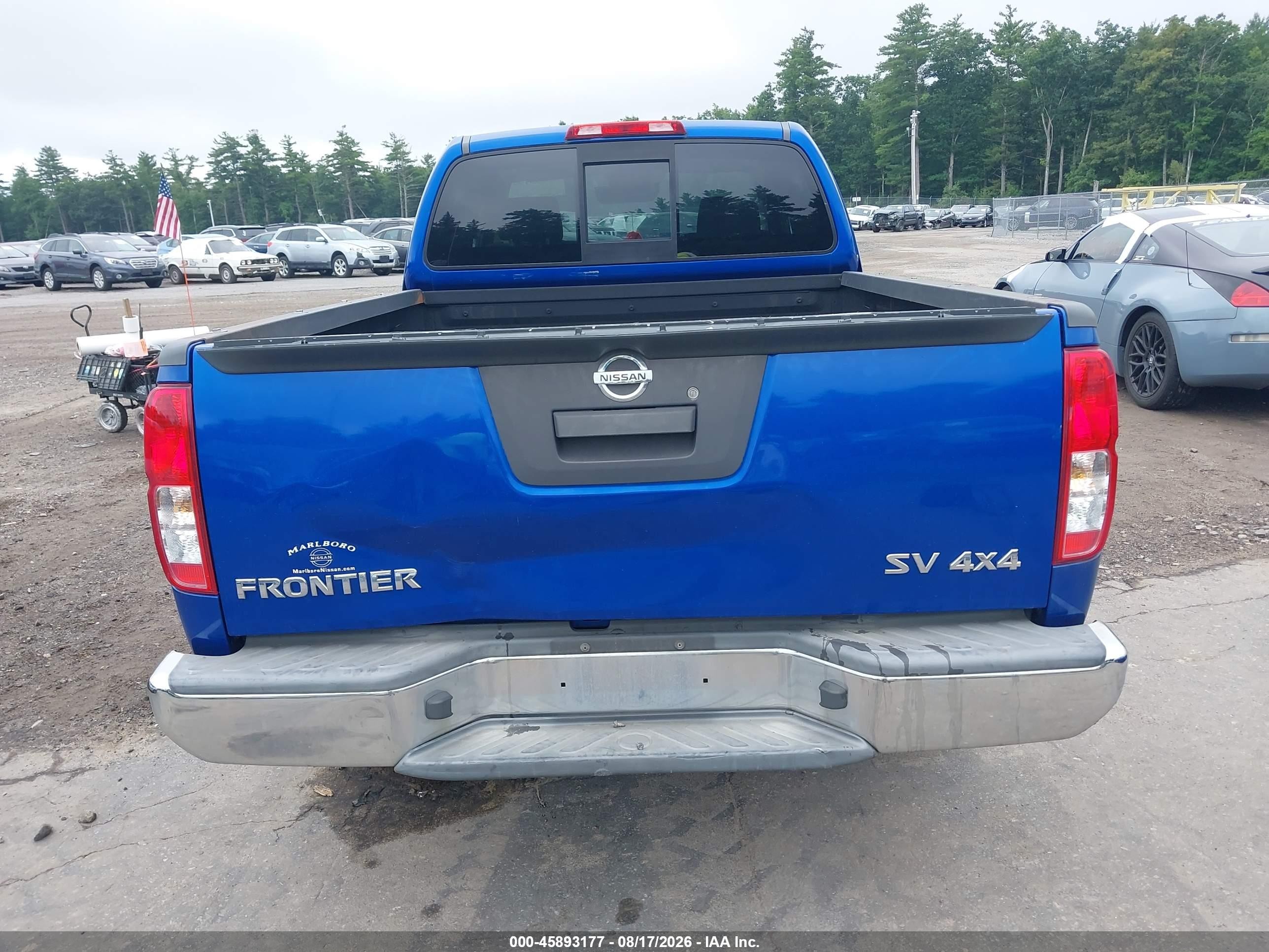 2015 Nissan Frontier Sv Blue vin: 1N6AD0CW1FN745454