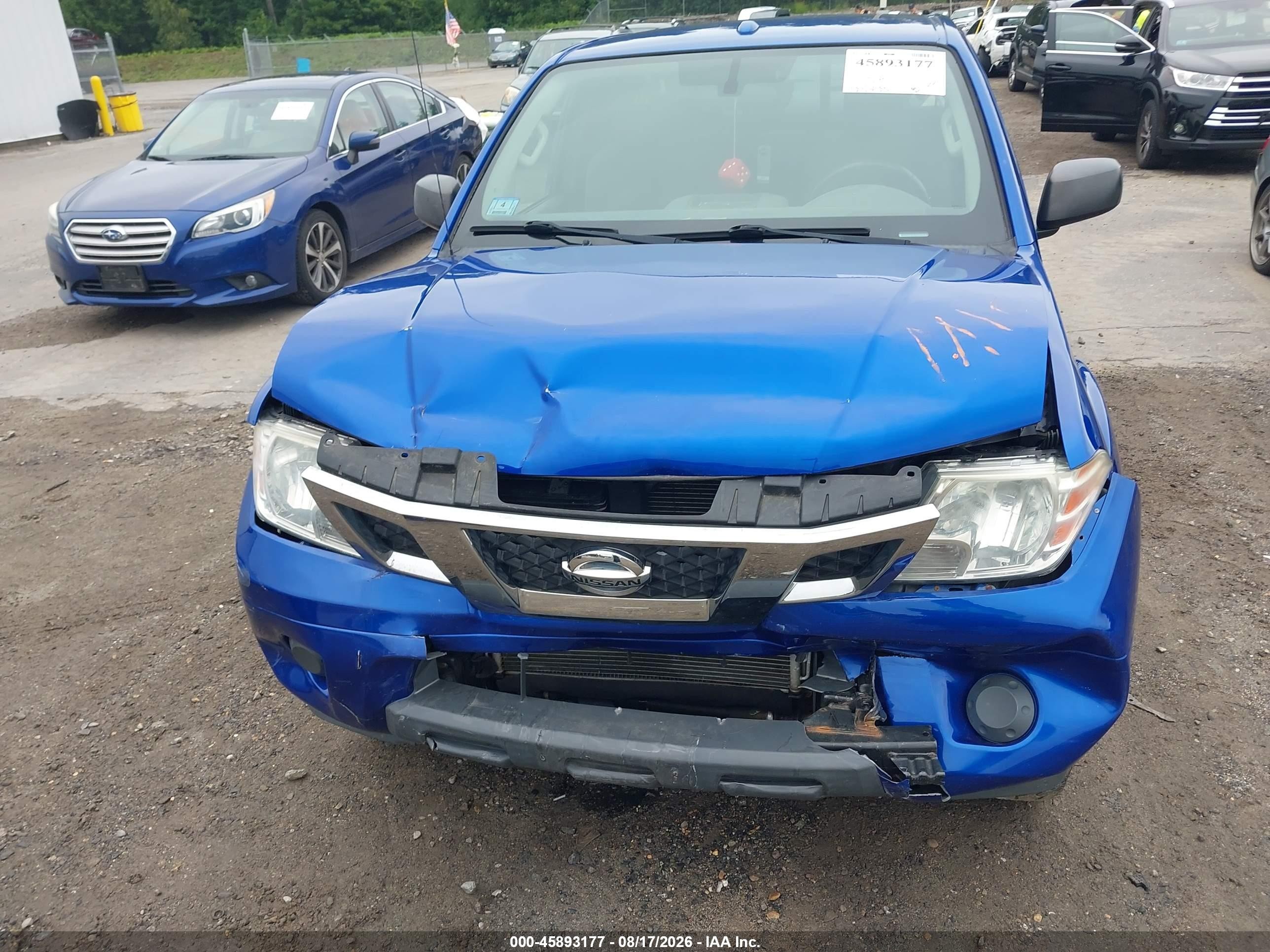 2015 Nissan Frontier Sv Blue vin: 1N6AD0CW1FN745454