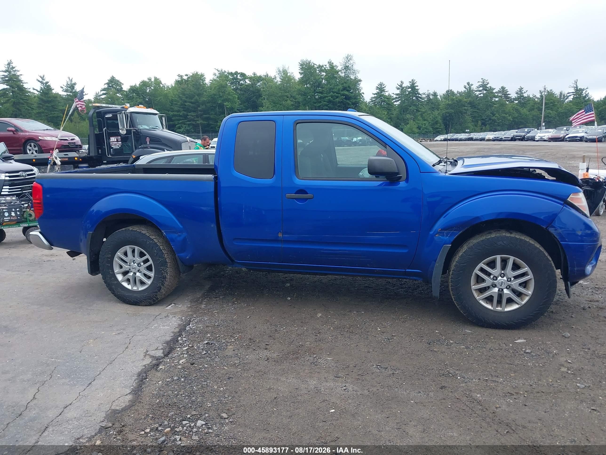 2015 Nissan Frontier Sv Blue vin: 1N6AD0CW1FN745454